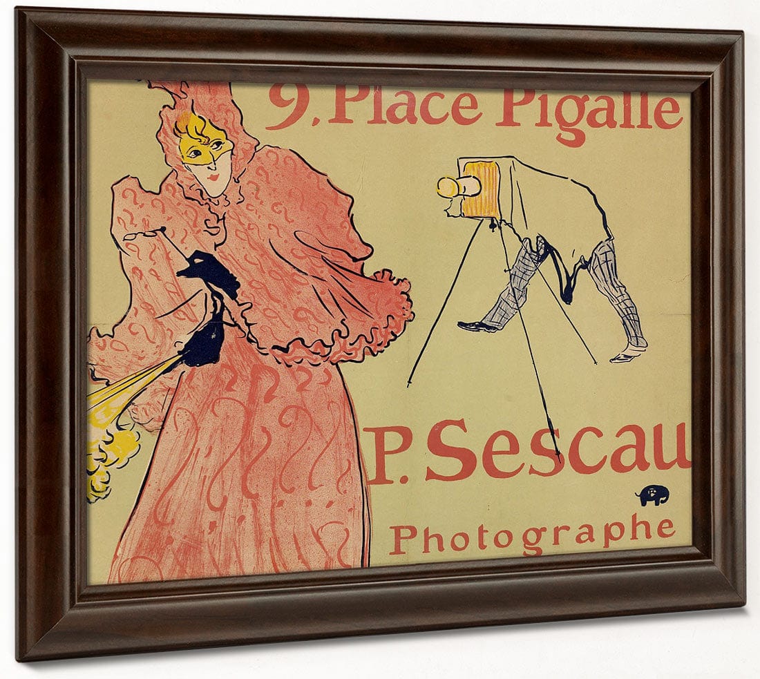 P. Sescau, Photographer By Henri Marie Raymond De Toulouse Lautrec Monfa - Image 4