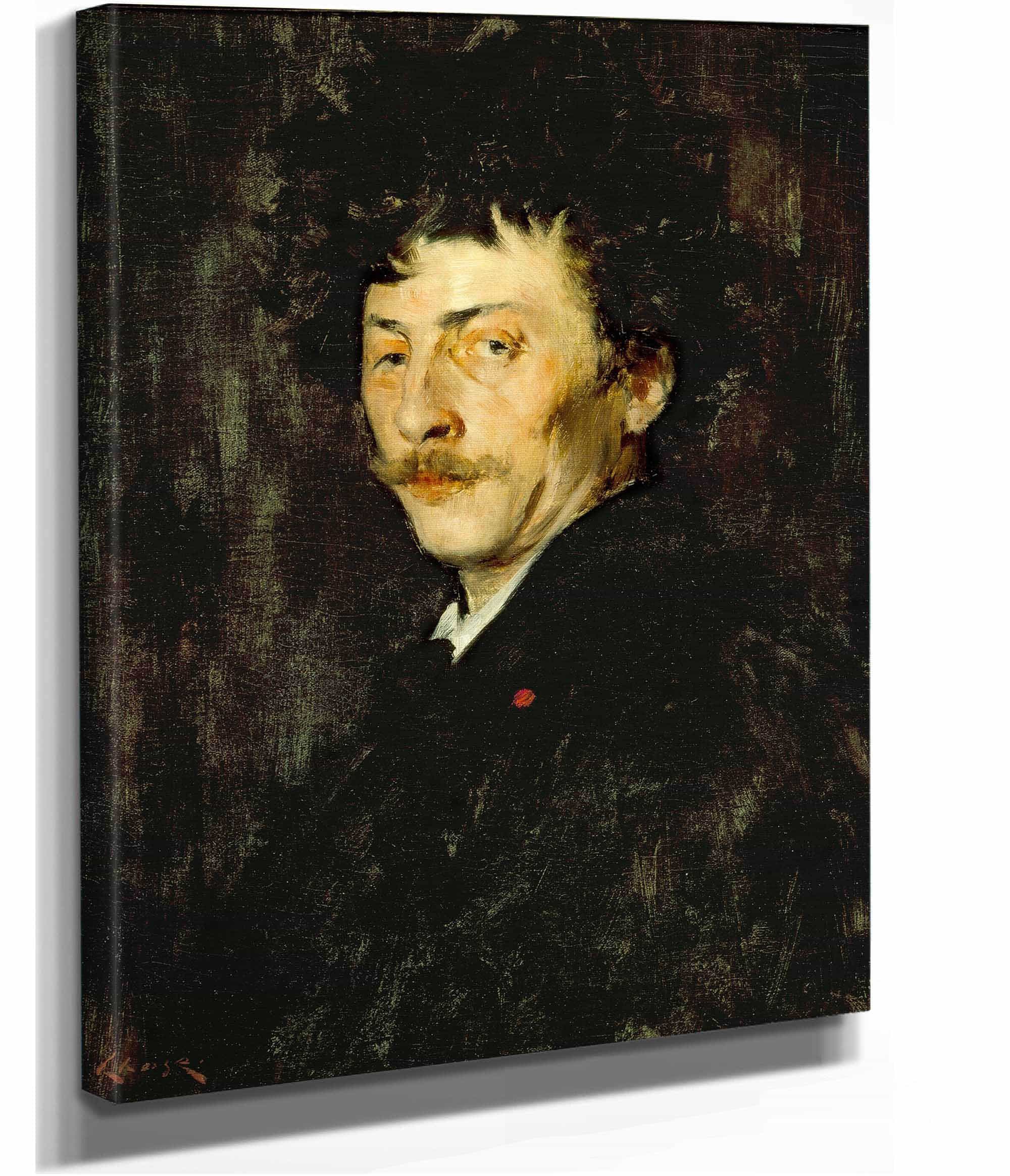 Pablo De Sarasate Portrait Of A Violinist by William Merritt Chase - Image 2