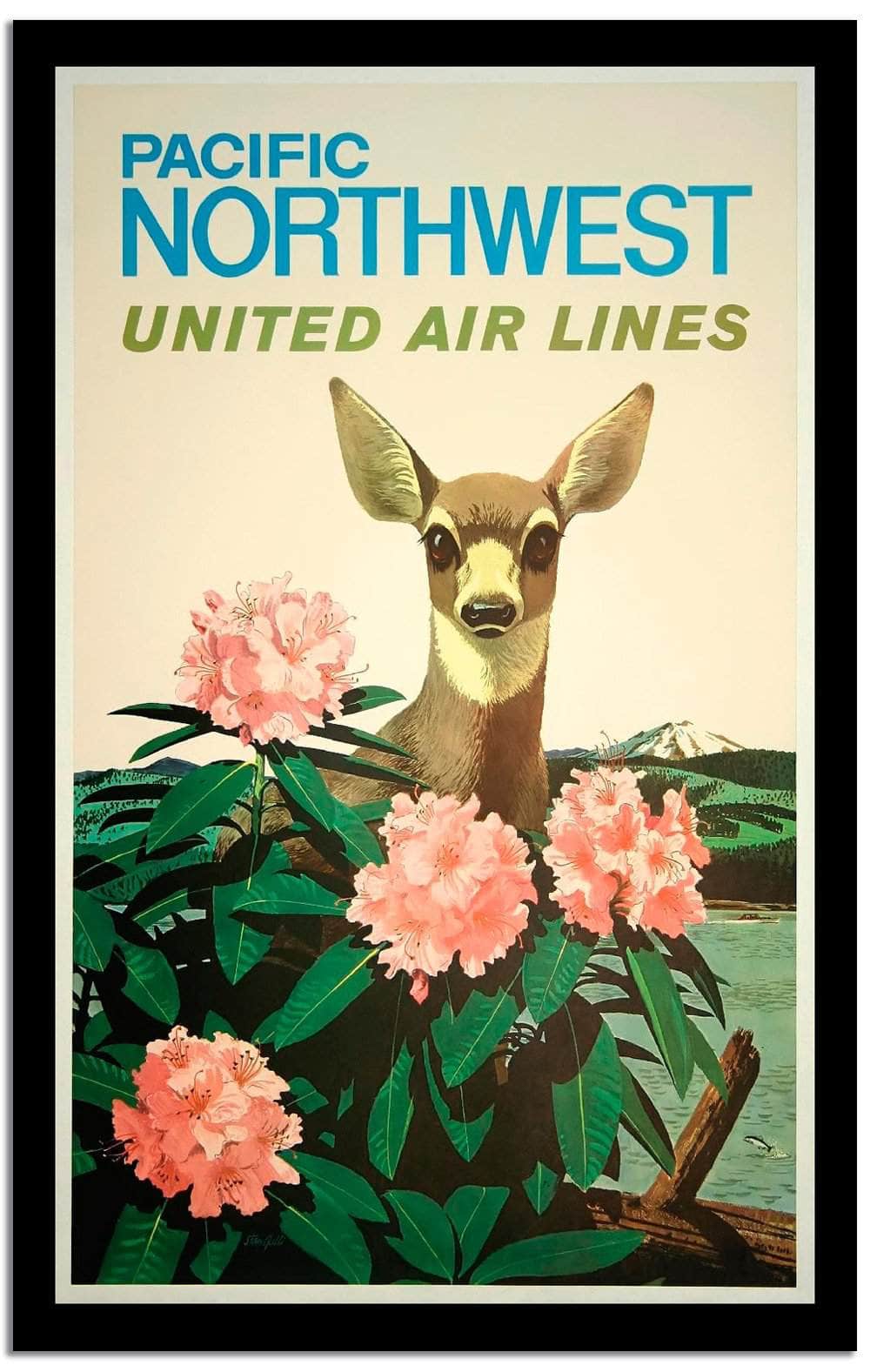 Pacific Northwest Vintage Poster - Image 2