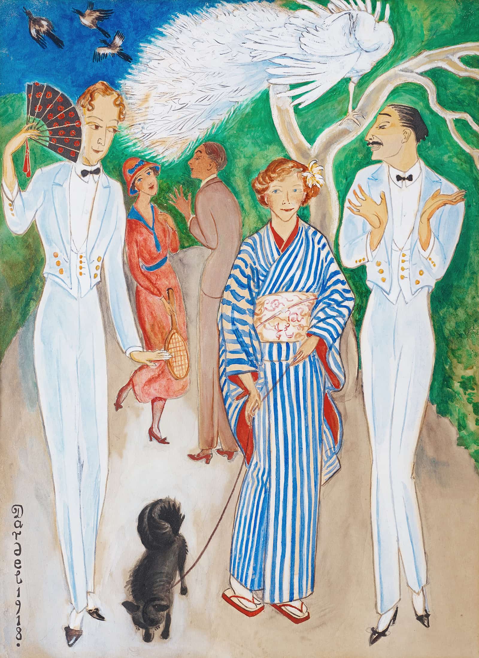 Pafaglar by Nils Dardel