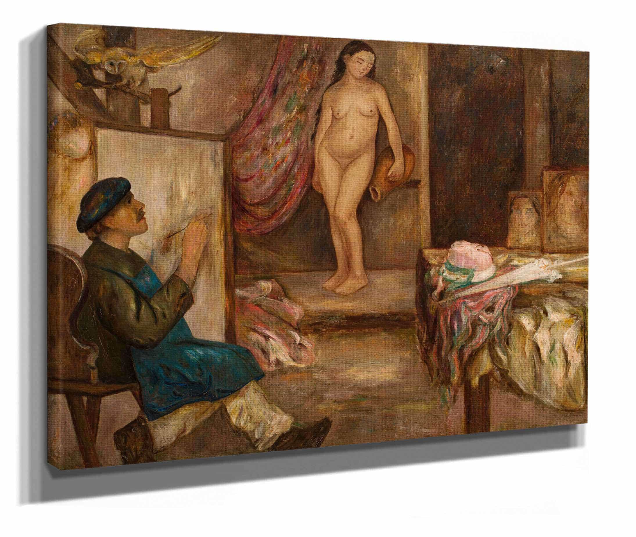Painter And A Model by Tadeusz Makowski - Image 2