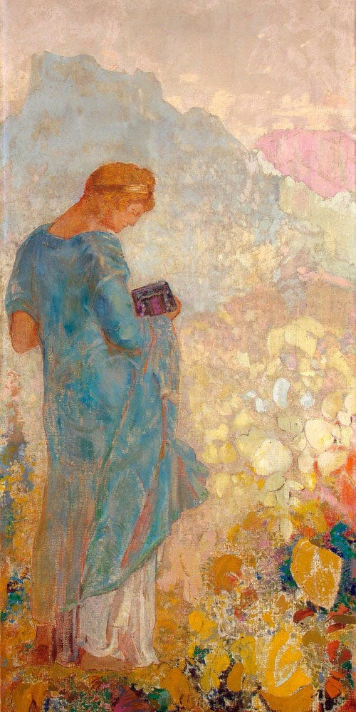 Pandora By Odilon Redon - Image 2