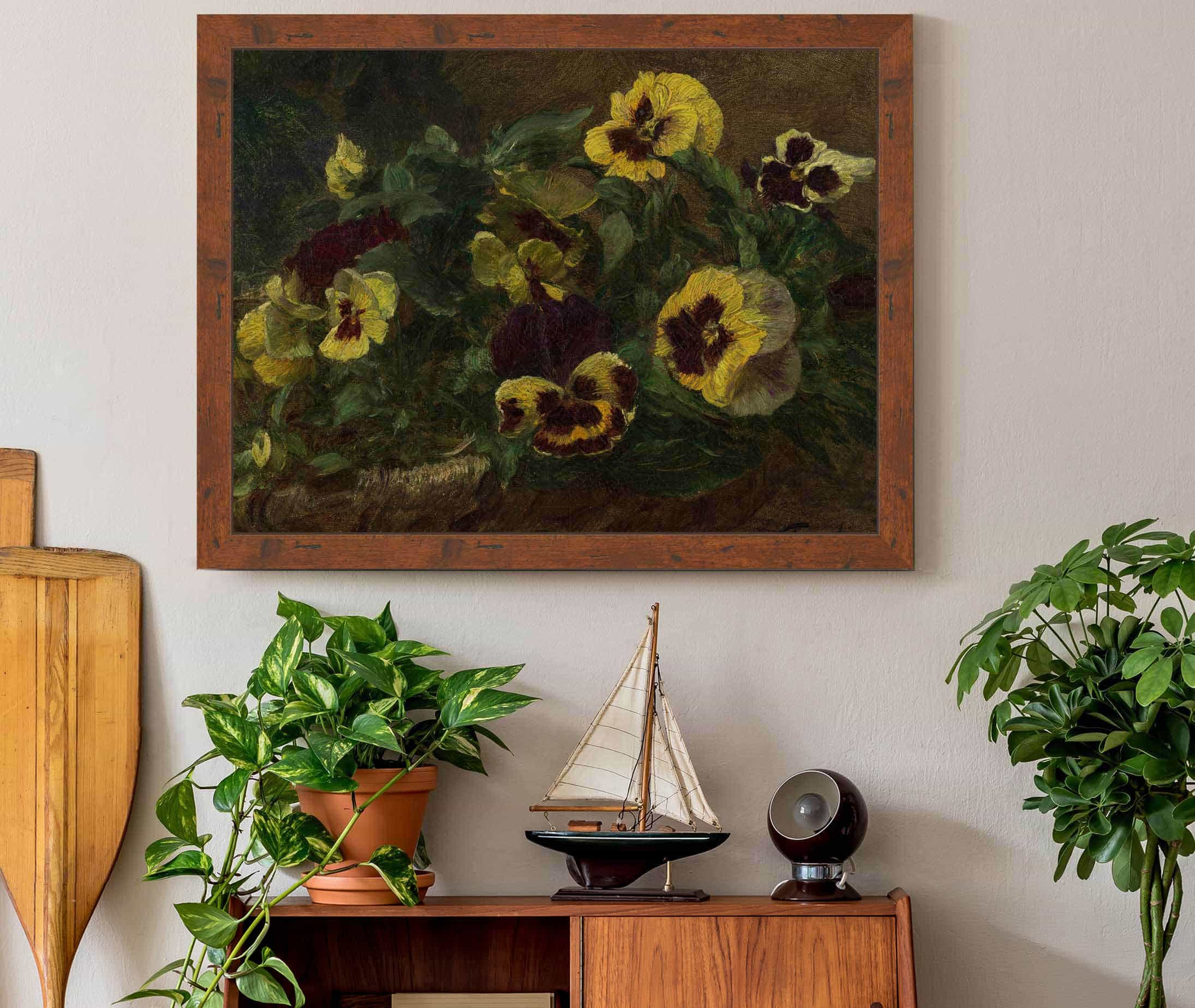 Pansies by Henri Fantin Latour - Image 3