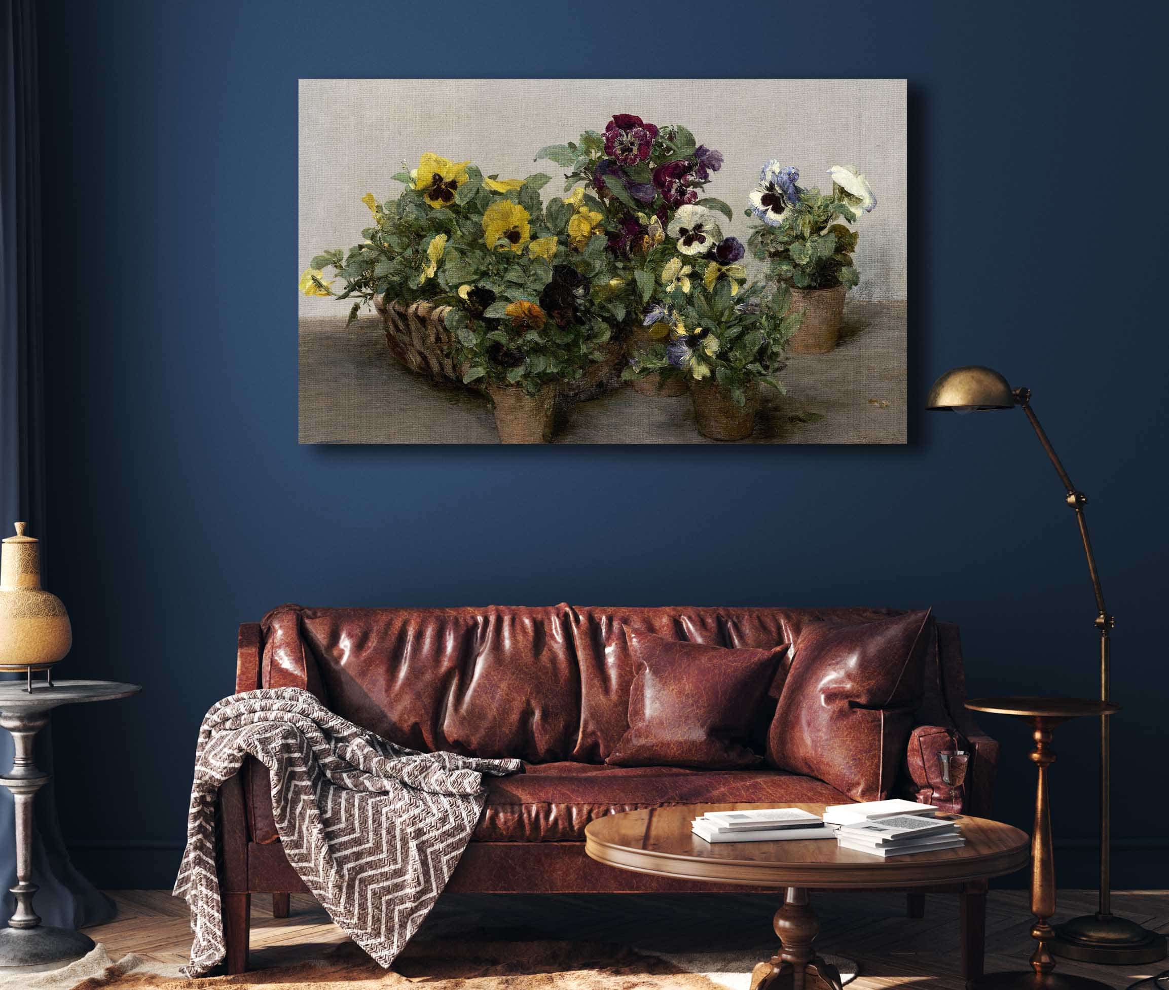 Pansies by Henri Fantin Latour - Image 8