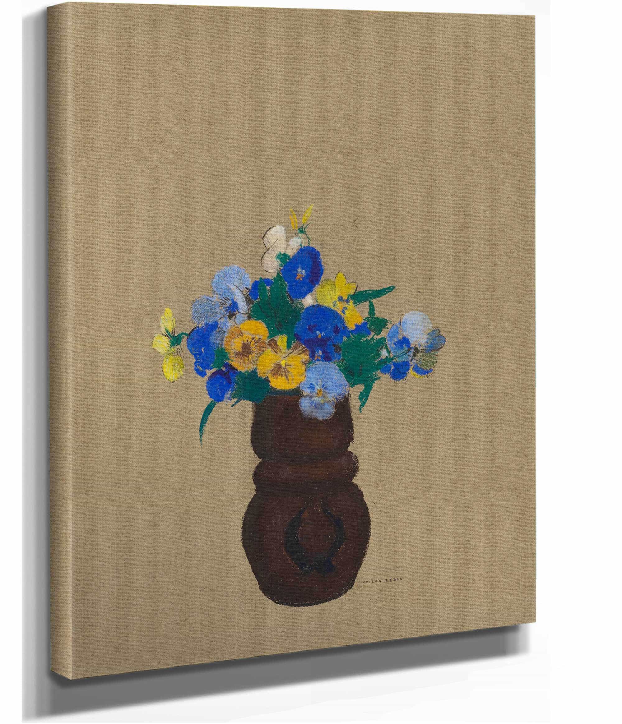 Pansies by Odilon Redon - Image 2