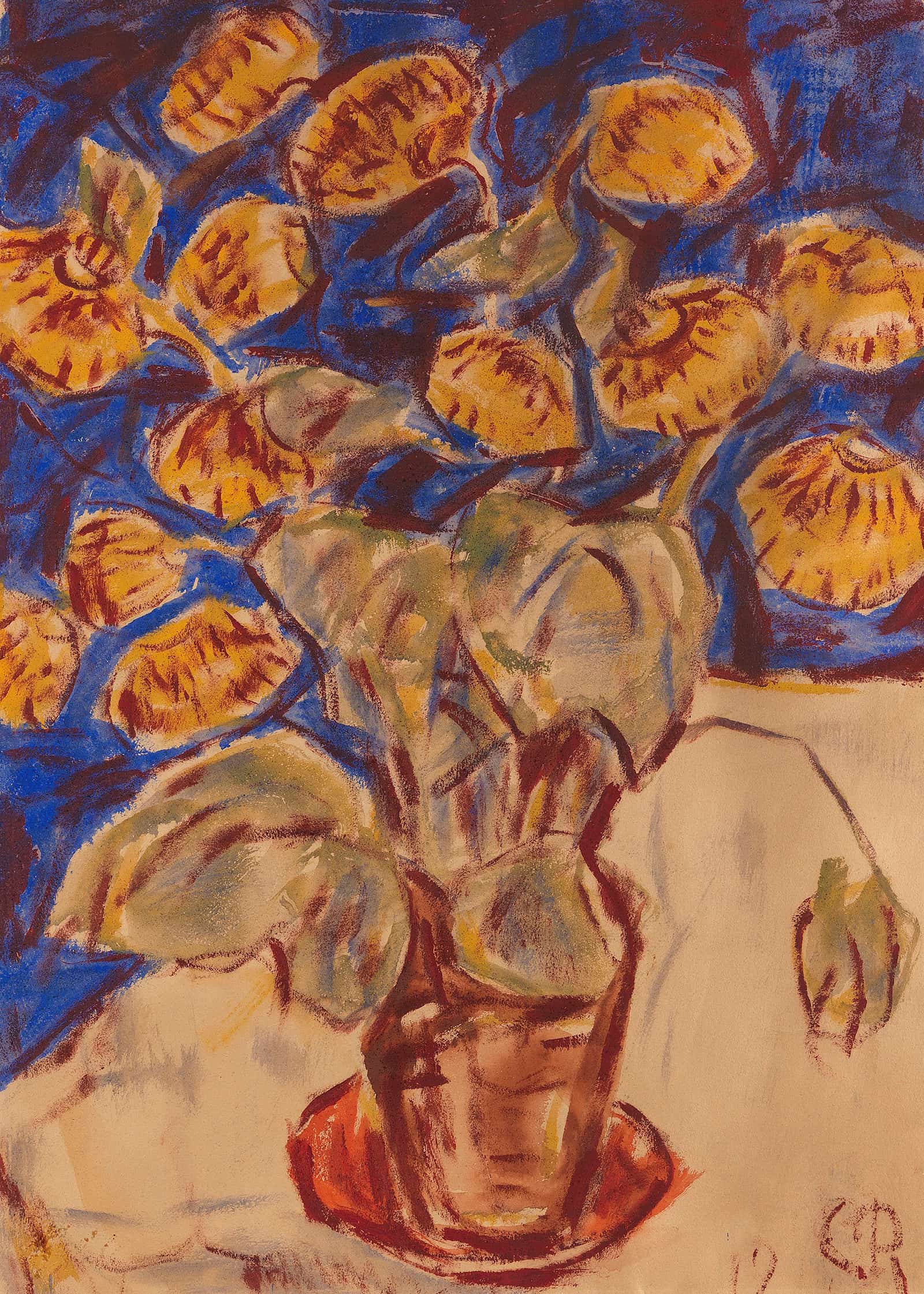 Pantoffelblume by Christian Rohlfs