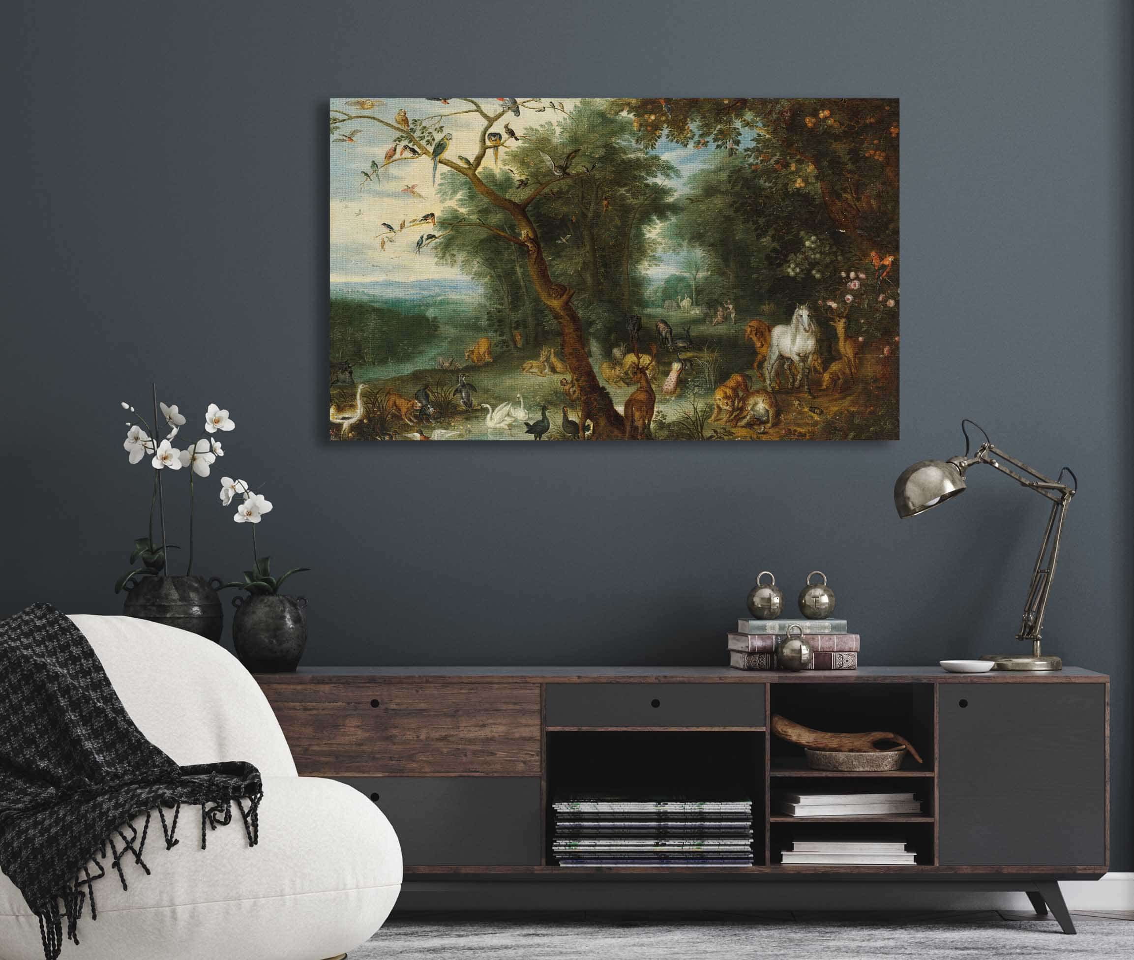 Paradise by Jan Brueghel The Younger - Image 5