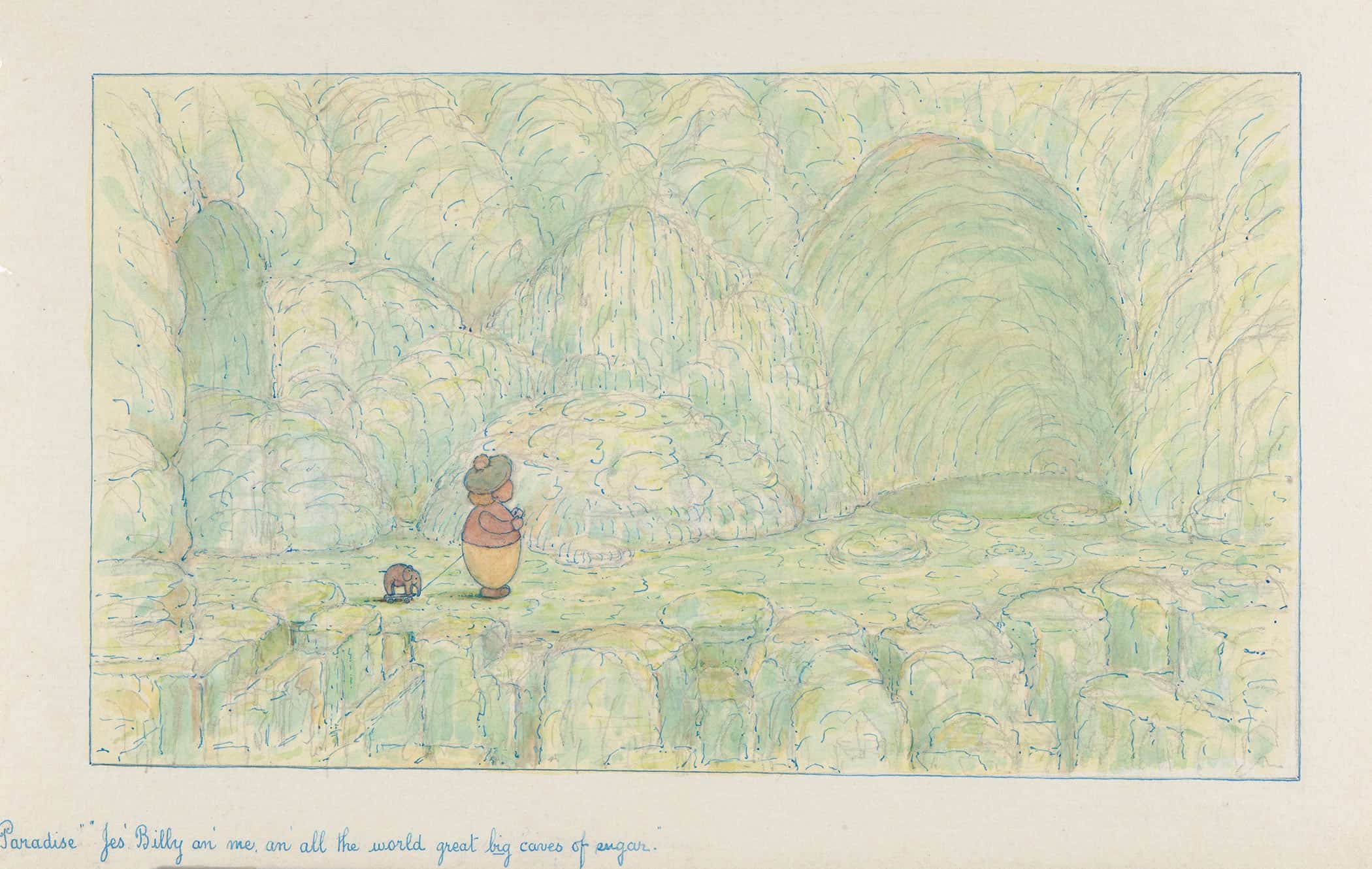 Paradise Jes Billy An Me An All The World Great Big Caves Of Sugar by Herbert Crowley - Image 2
