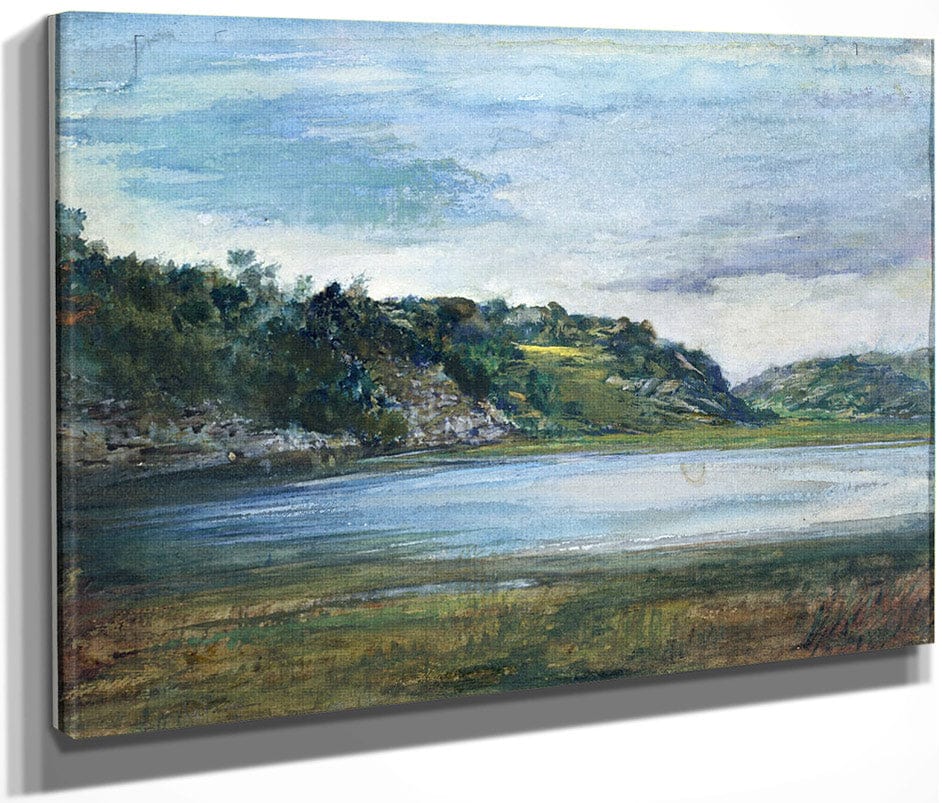 Paradise Rocks—Study At Paradise Newport Rhode Island By John La Farge