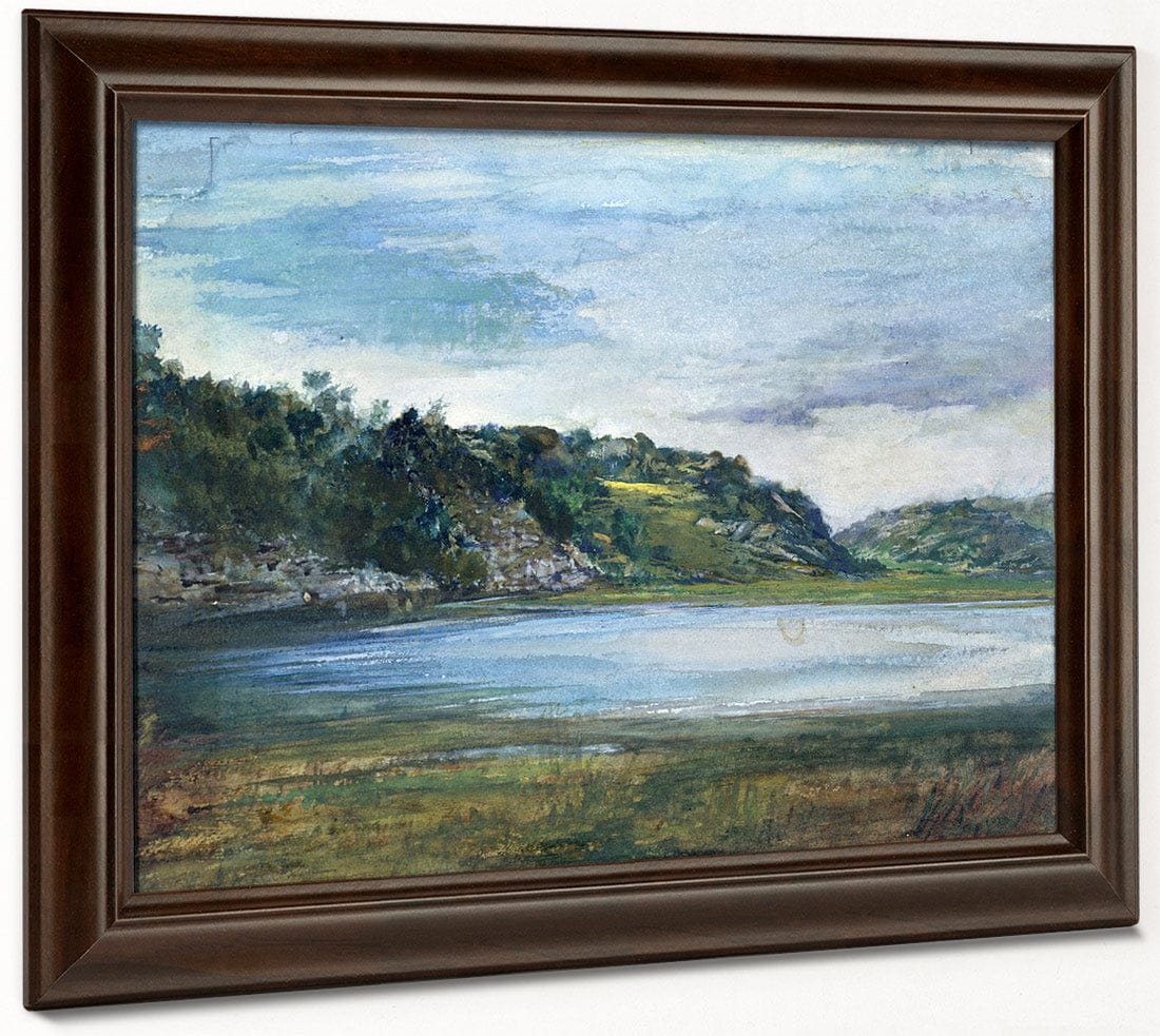 Paradise Rocks—Study At Paradise Newport Rhode Island By John La Farge - Image 4