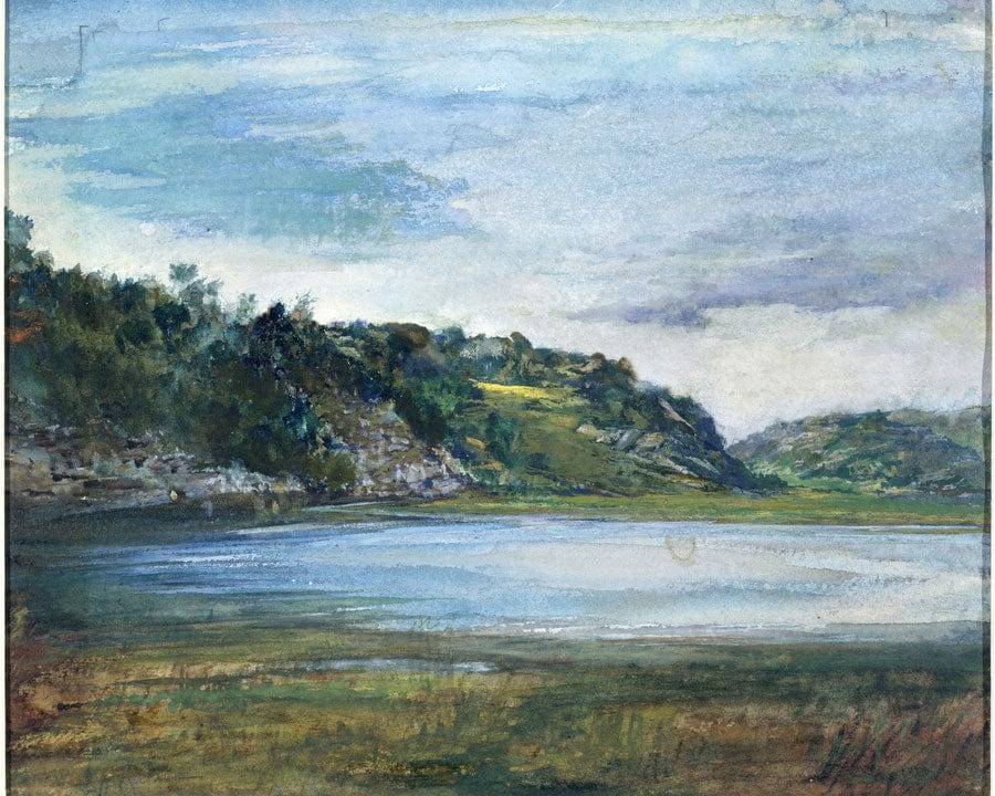 Paradise Rocks—Study At Paradise Newport Rhode Island By John La Farge - Image 5