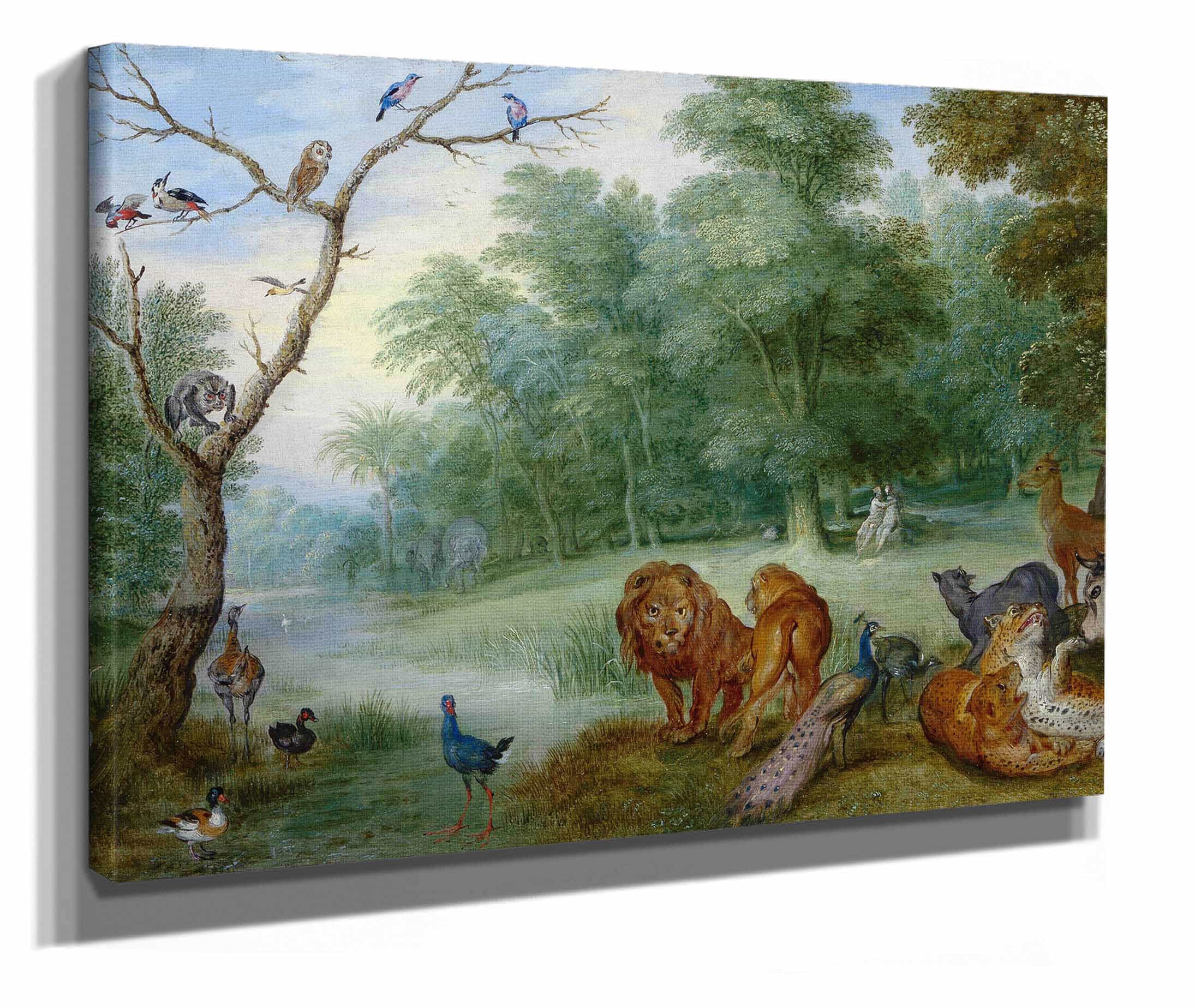 Paradise With The Fall Of Man by Jan Brueghel The Younger - Image 2