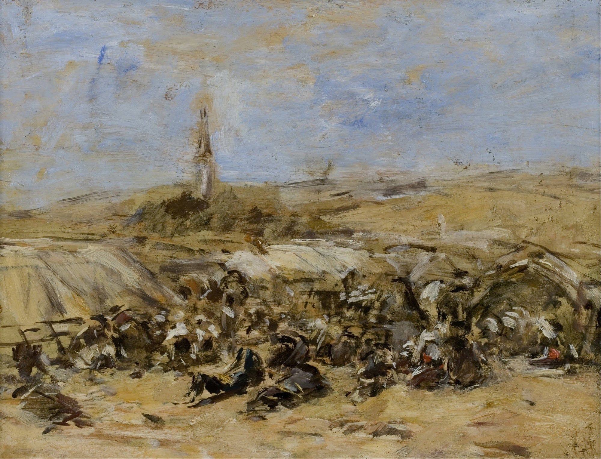 Pardon Of Ste Anne La Palud by Eugene Boudin - Image 2