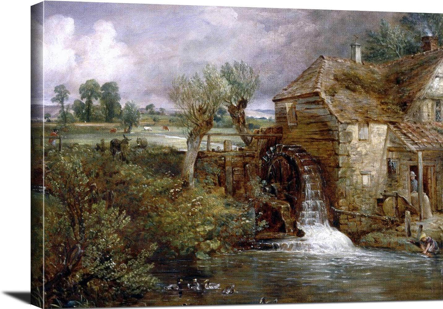 Parham Mill, Gillingham Painting John Constable Canvas Art - Image 3
