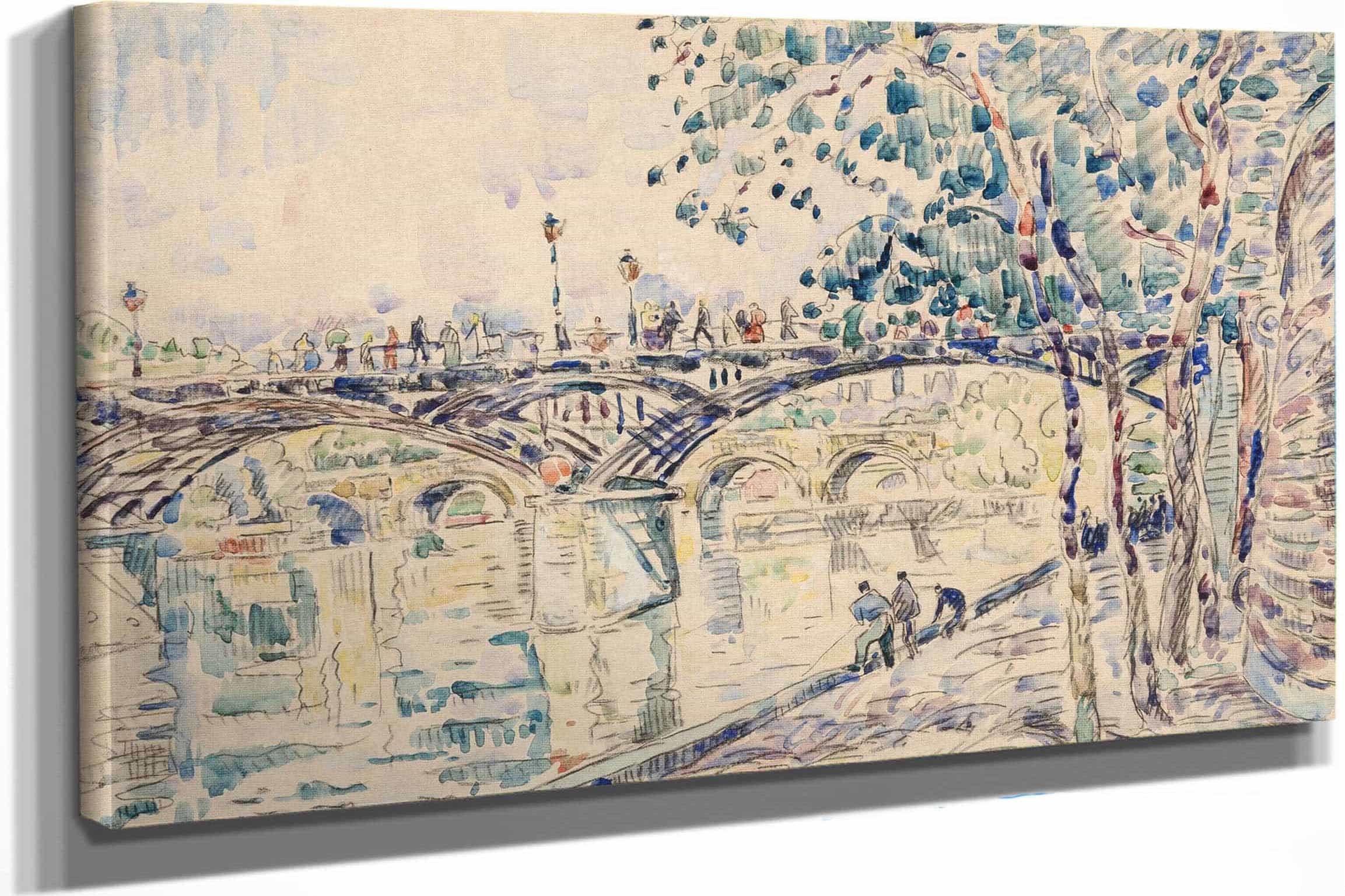 Paris Le Pont Des Arts by Paul Signac - Image 5