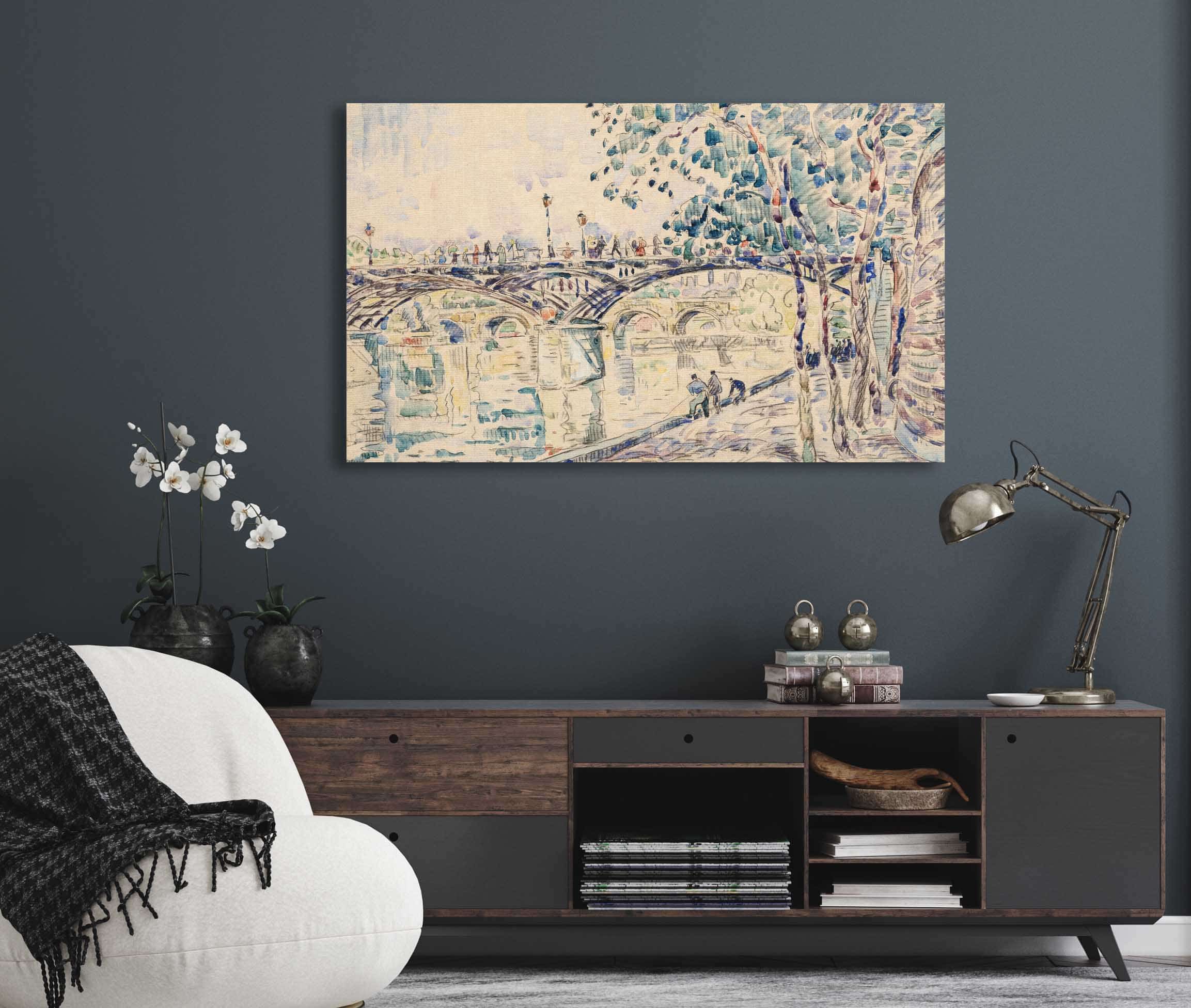Paris Le Pont Des Arts by Paul Signac - Image 9
