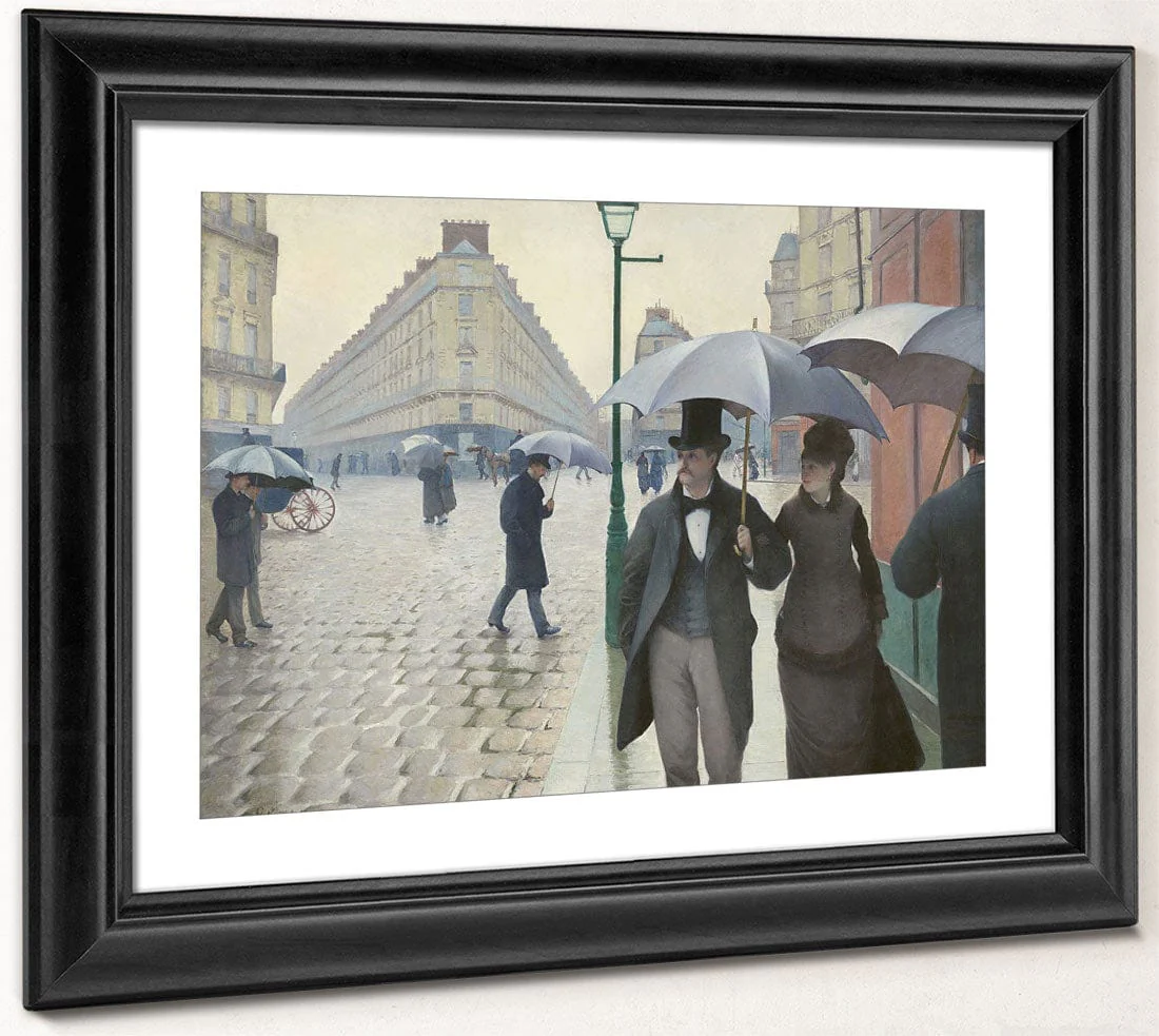 Paris Street In Rainy Weather By Gustave Caillebotte - Image 4