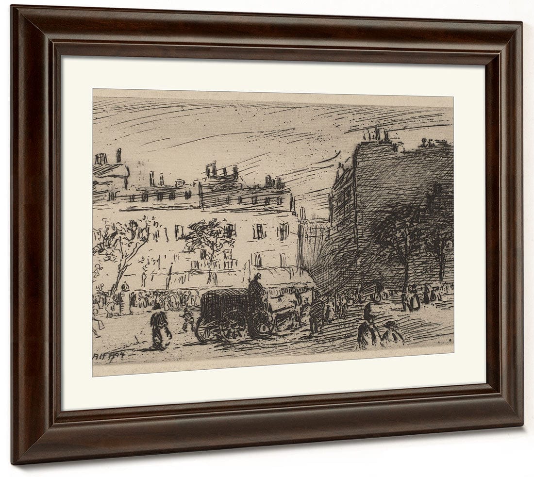 Paris Street Scene By Robert Henri - Image 5