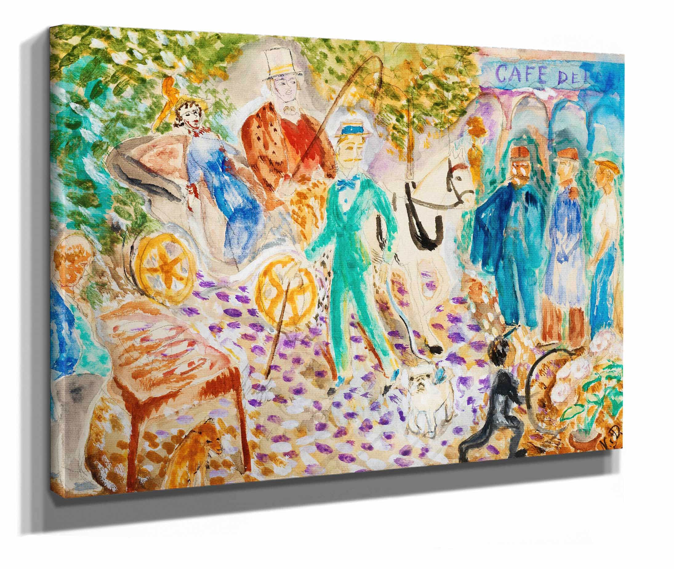 Parisergata by Nils Dardel - Image 2