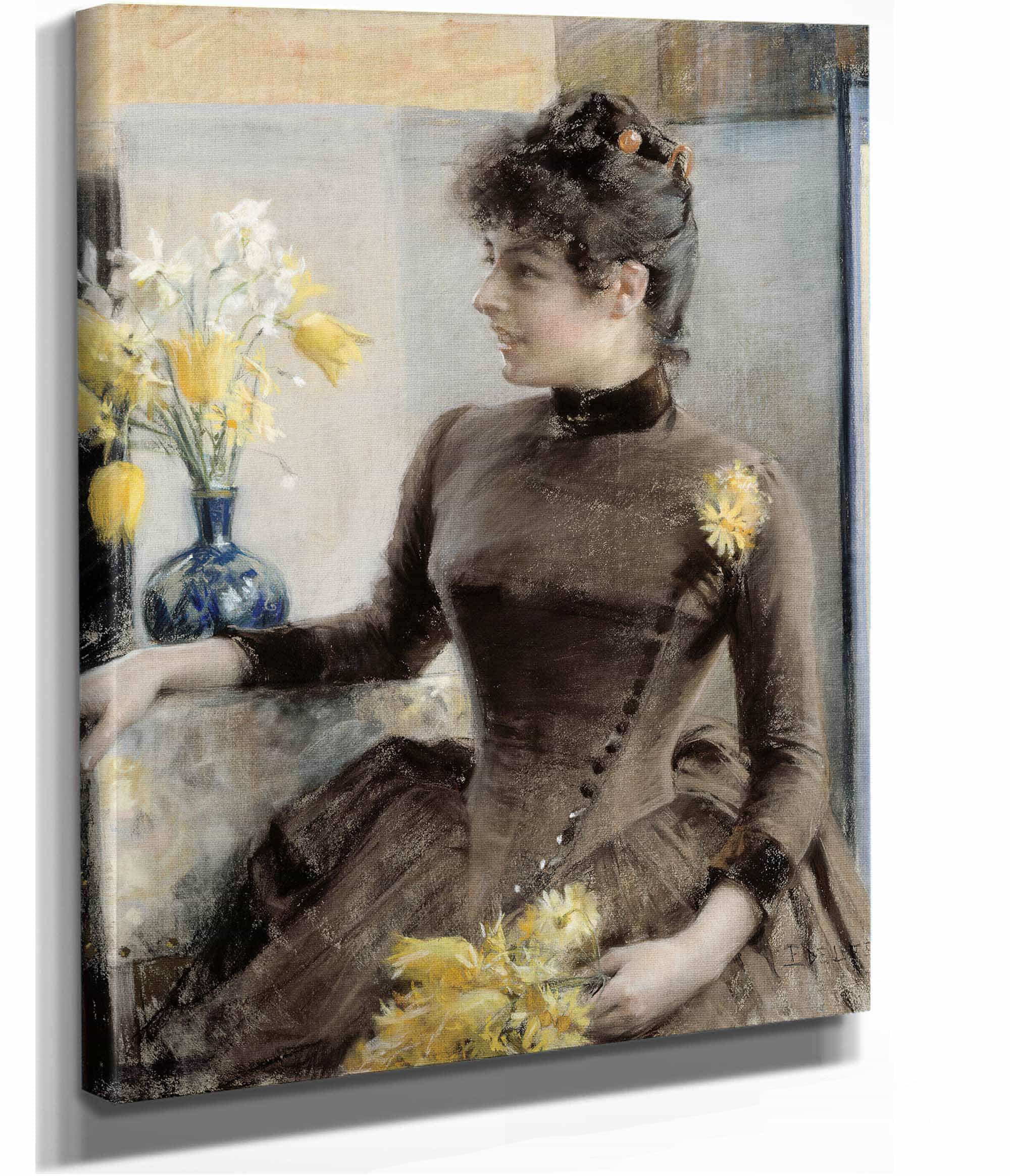 Parisienne by Albert Edelfelt - Image 2