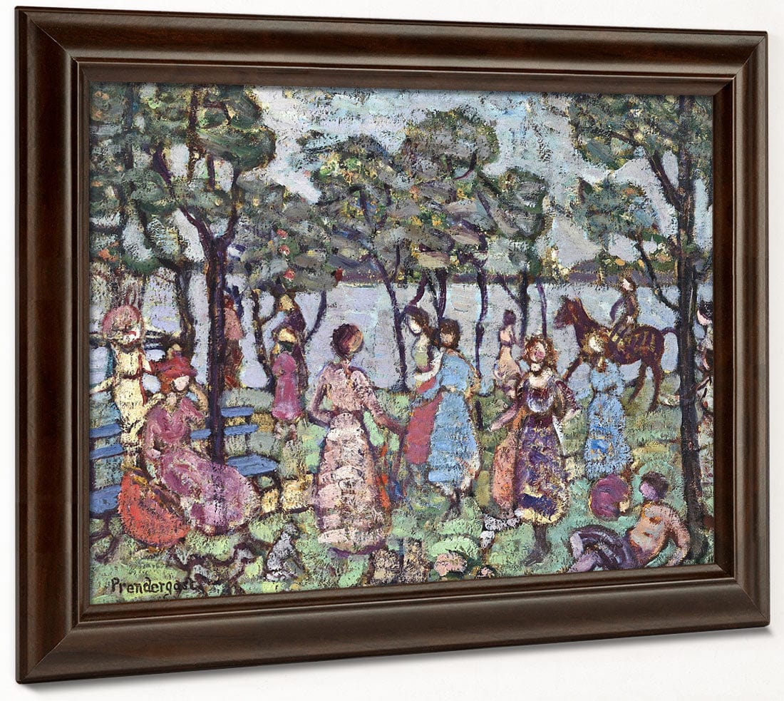 Park By The Sea By Maurice Brazil Prendergast - Image 4