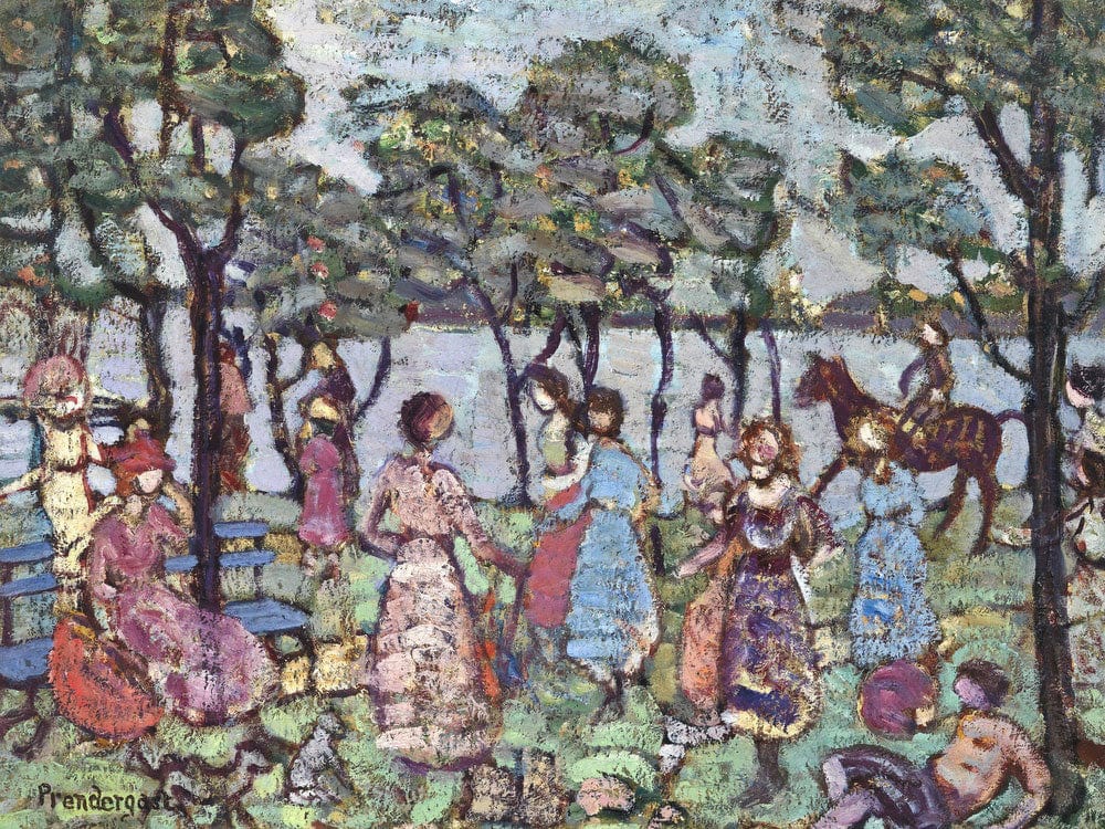 Park By The Sea By Maurice Brazil Prendergast - Image 5