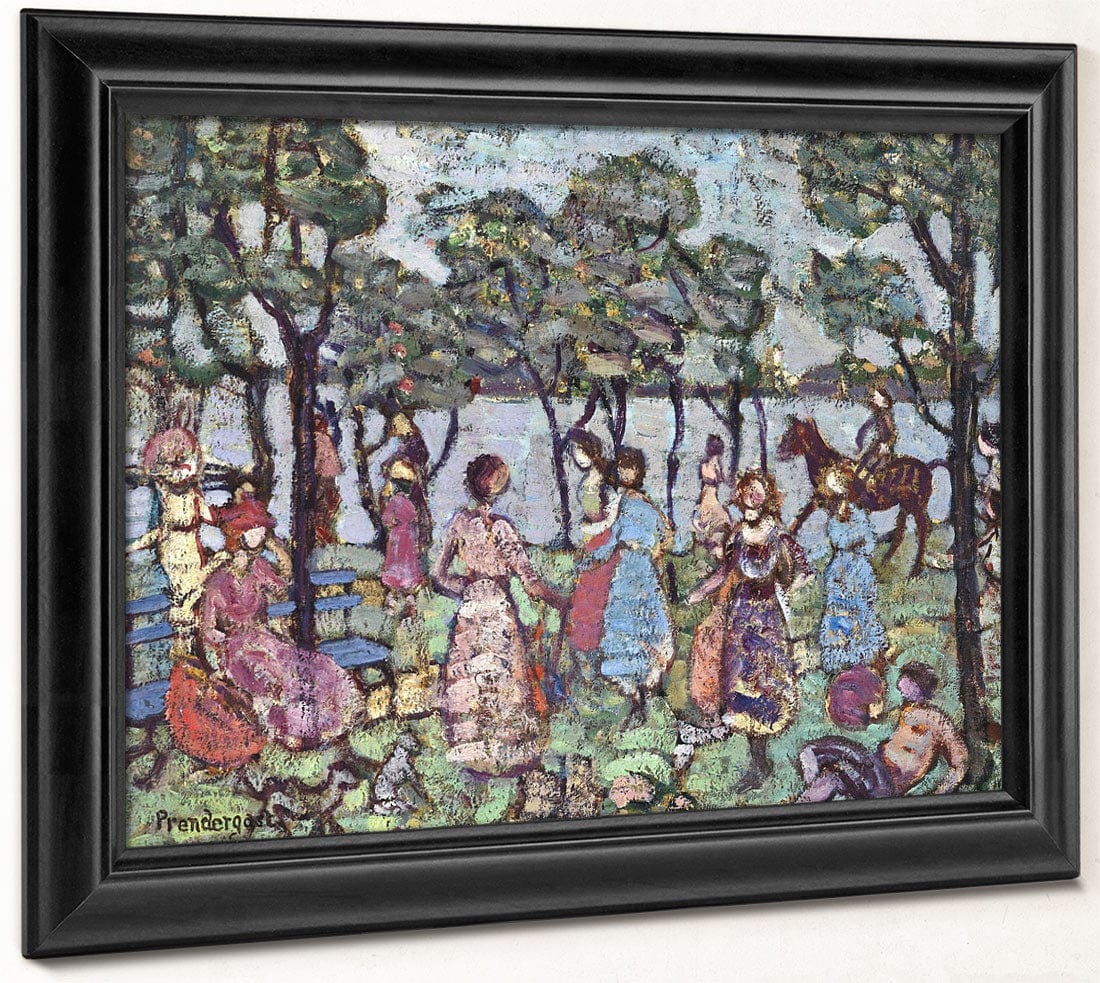 Park By The Sea By Maurice Brazil Prendergast - Image 6