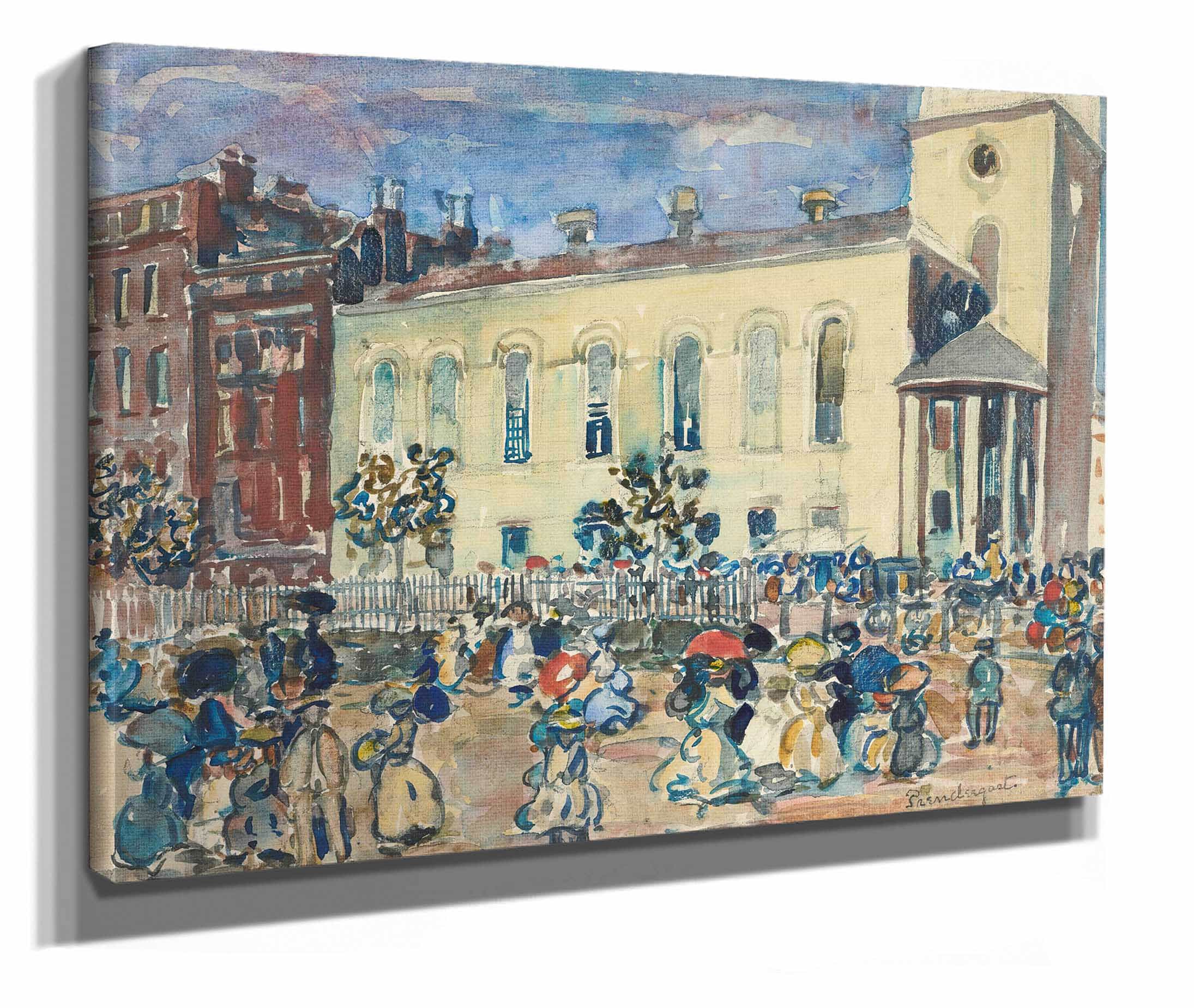 Park Street Church Boston by Maurice Prendergast - Image 2