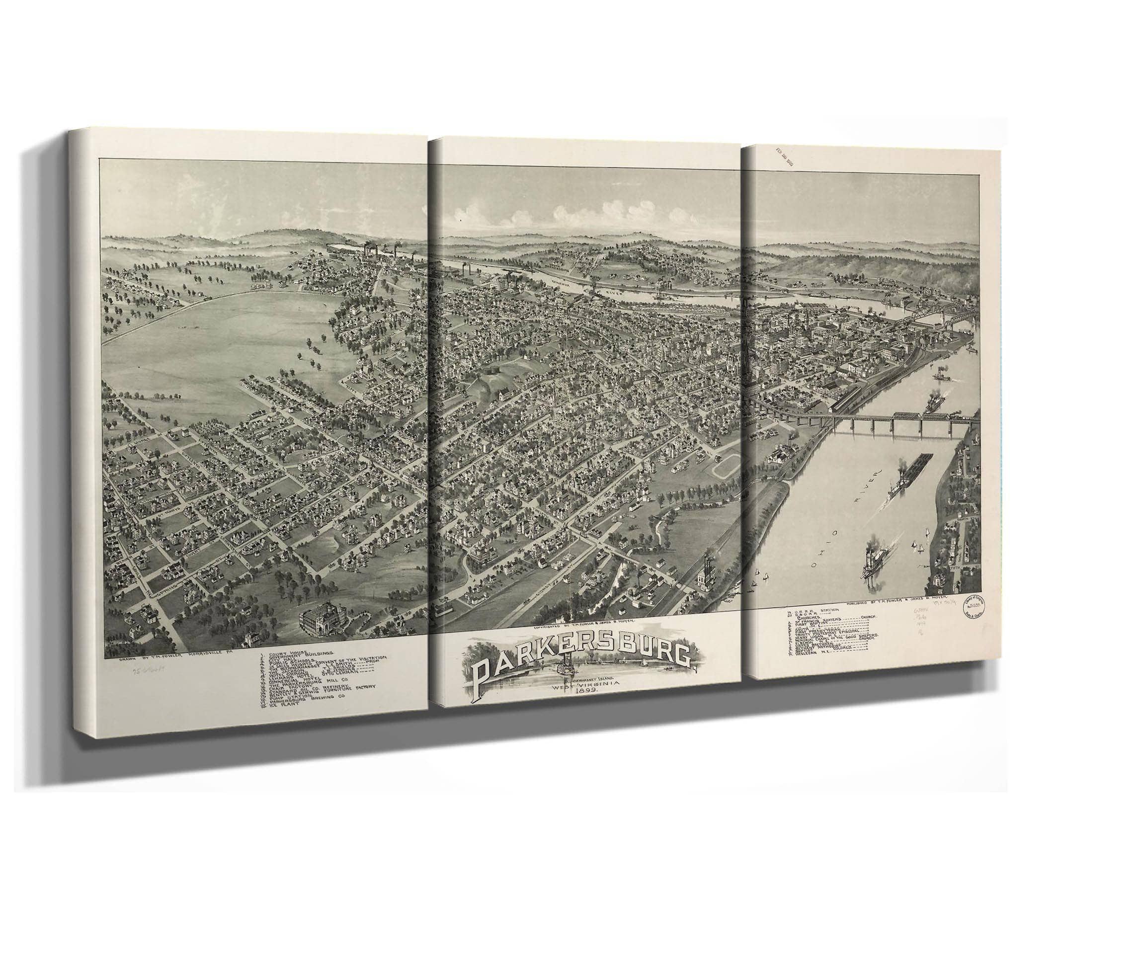 Parkersburg West Virginia 1899  State Of West Virginia - Image 2