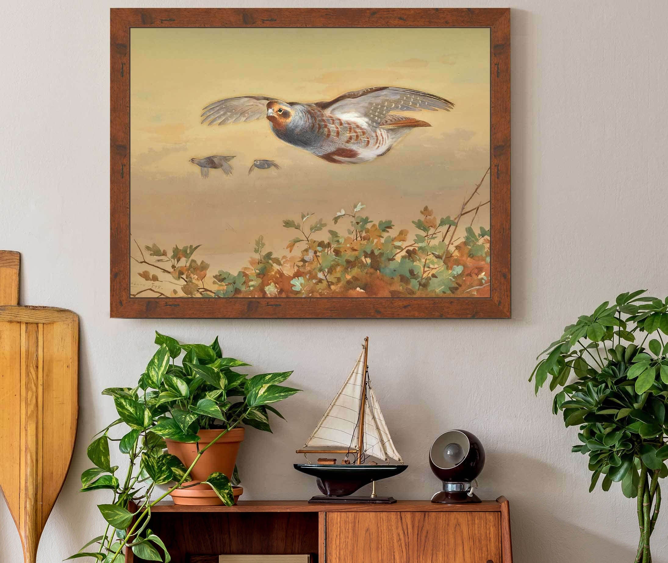 Partridge In Flight by Archibald Thorburn - Image 3