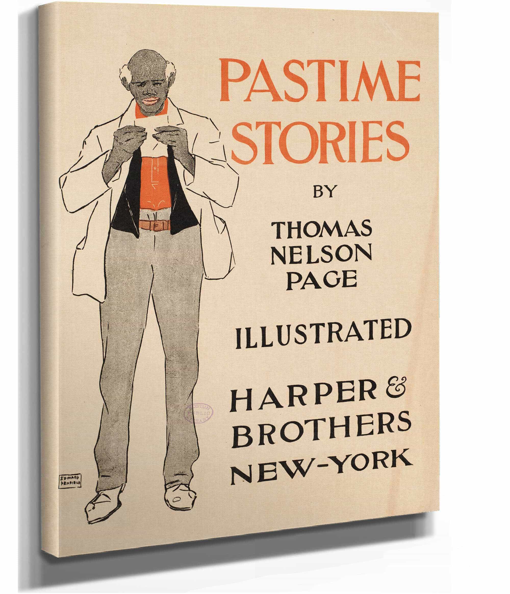 Pastime Stories By Thomas Nelson Page by Edward Penfield - Image 2