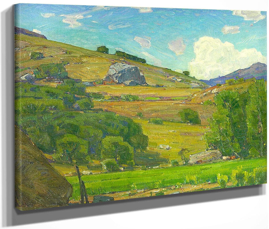 Pasture Lands C. 1925 By William Wendt