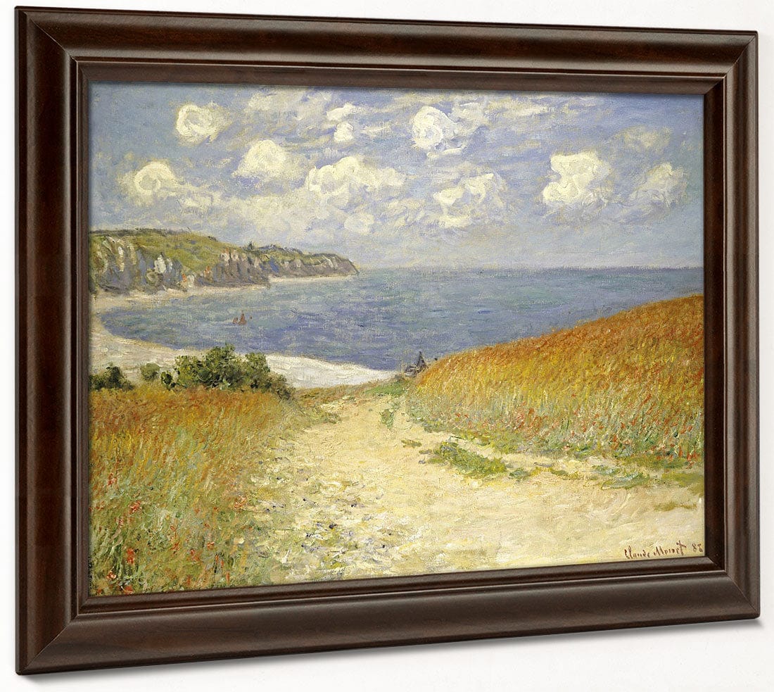 Path In The Wheat At Pourville By Claude Monet - Image 6