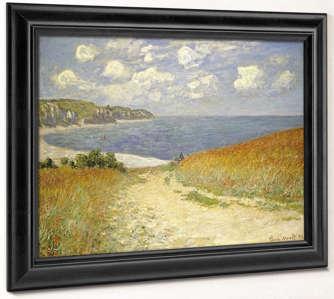Path In The Wheat At Pourville By Claude Monet - Image 8