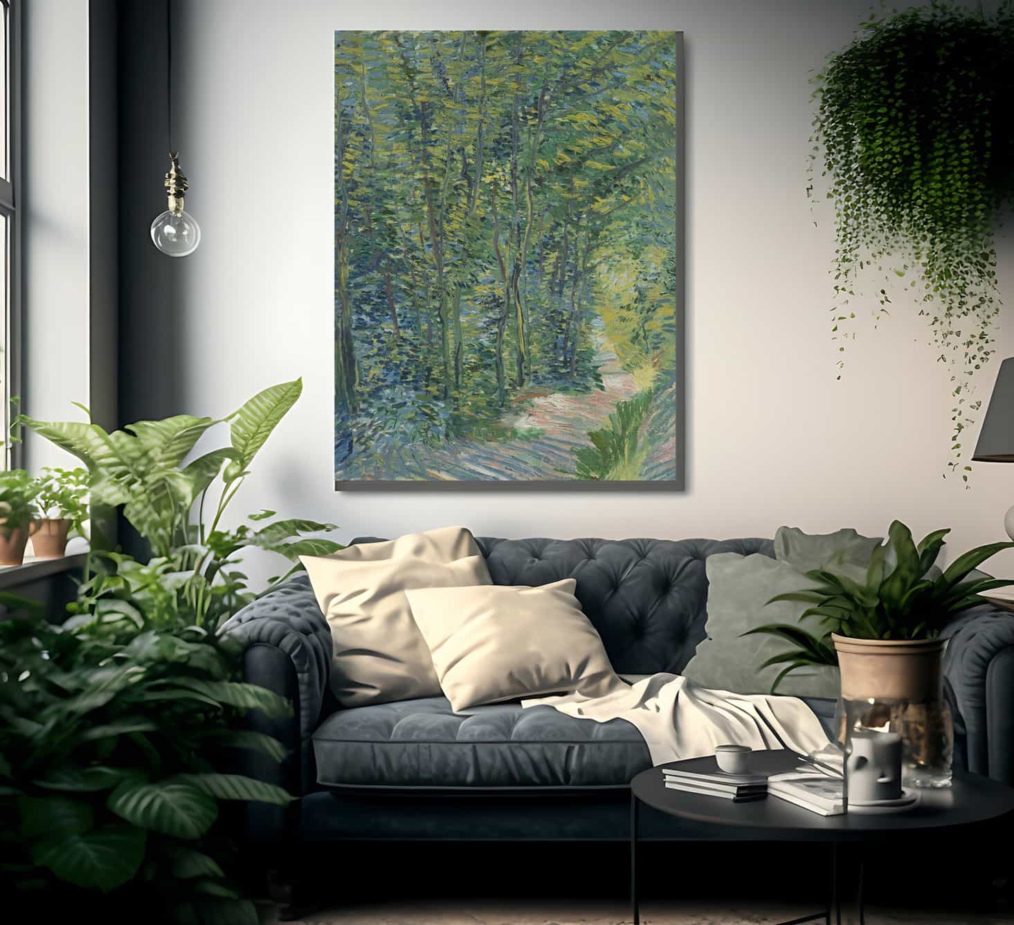 Path In The Woods 2 By Vincent Van Gogh - Image 2