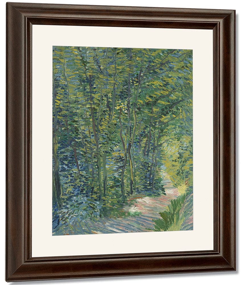 Path In The Woods By Vincent Van Gogh - Image 4