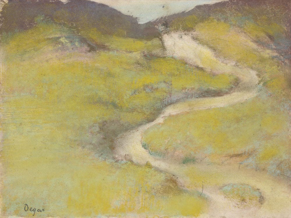 Pathway In A Field By Edgar Degas - Image 7
