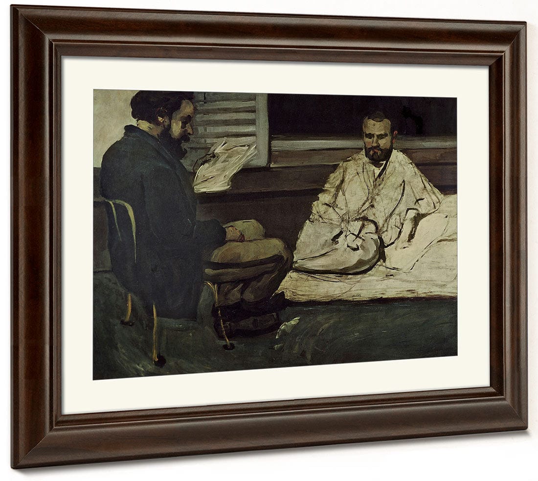 Paul Alexis (1847 1901) Reading A Manuscript To Emile Zola (1840 1902) By Paul Cezanne - Image 3