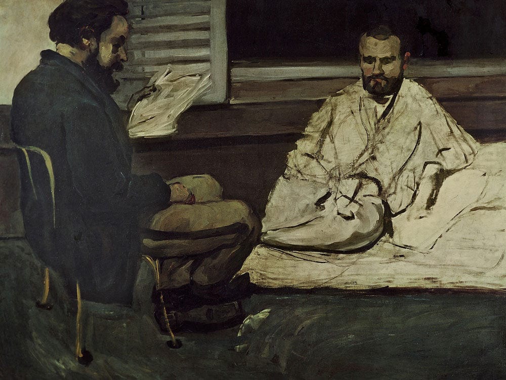 Paul Alexis (1847 1901) Reading A Manuscript To Emile Zola (1840 1902) By Paul Cezanne - Image 5