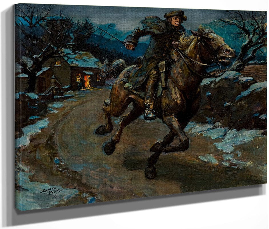 Paul Revere And The Minute Men Book Cover 1950 By Norman Mills Price