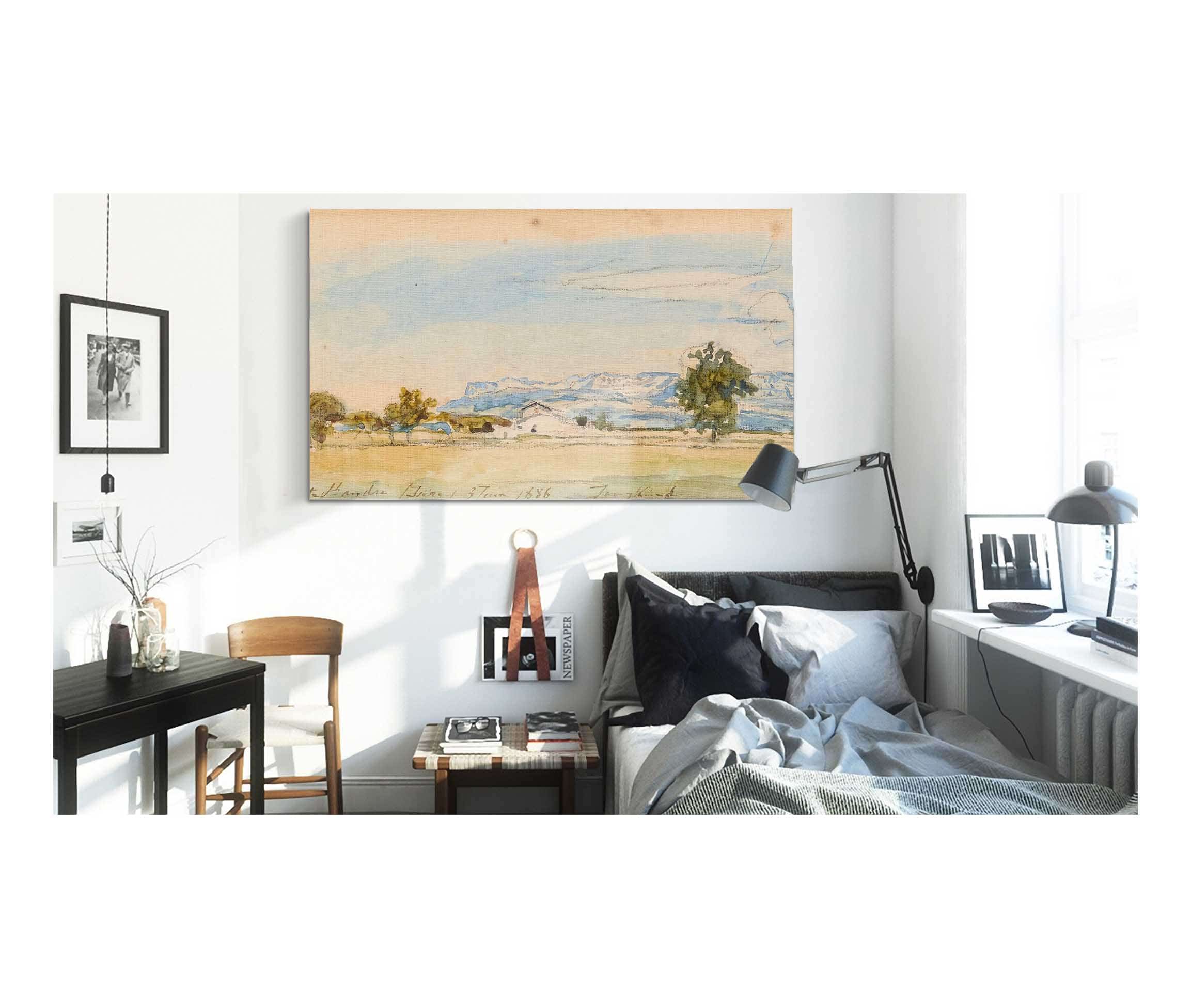 Paysage A La Cote Saint Andre by Johan Barthold Jongkind - Image 3