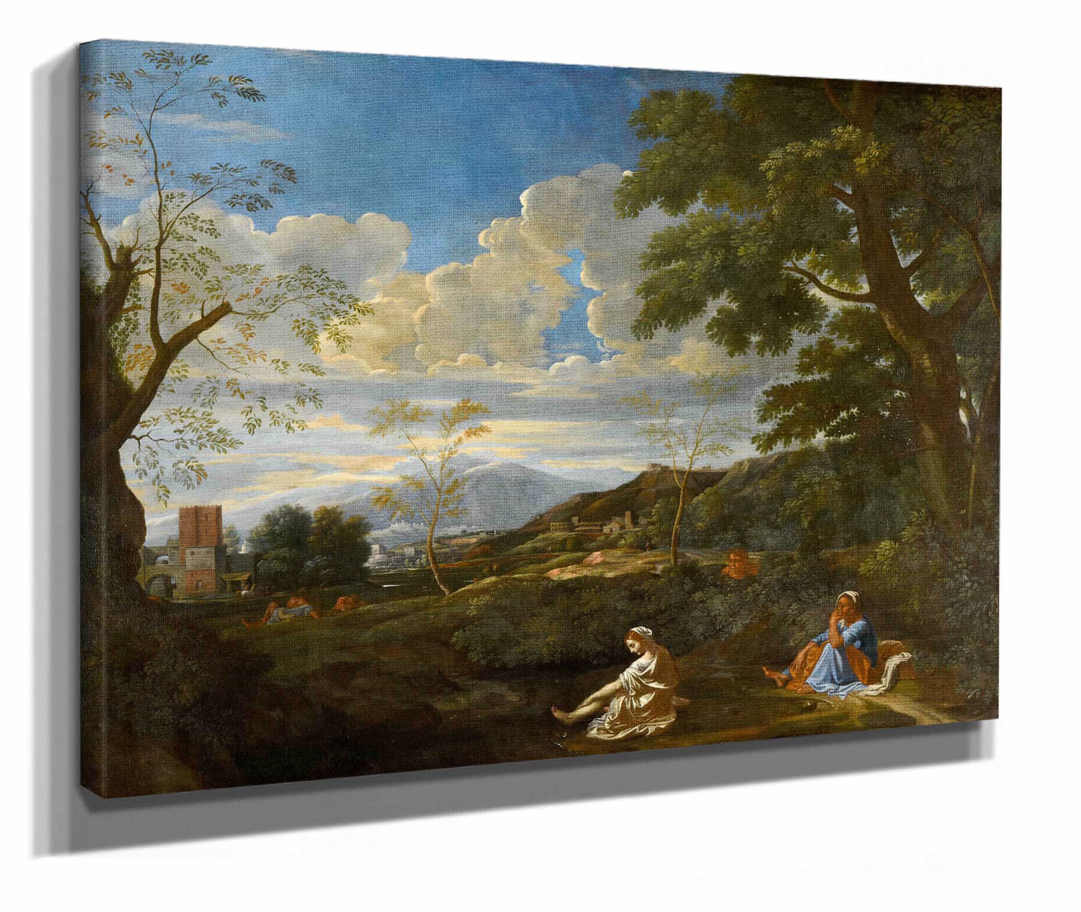 Paysage Avec La Femme Qui Se Lave Les Pieds by Nicolas Poussin - Image 2