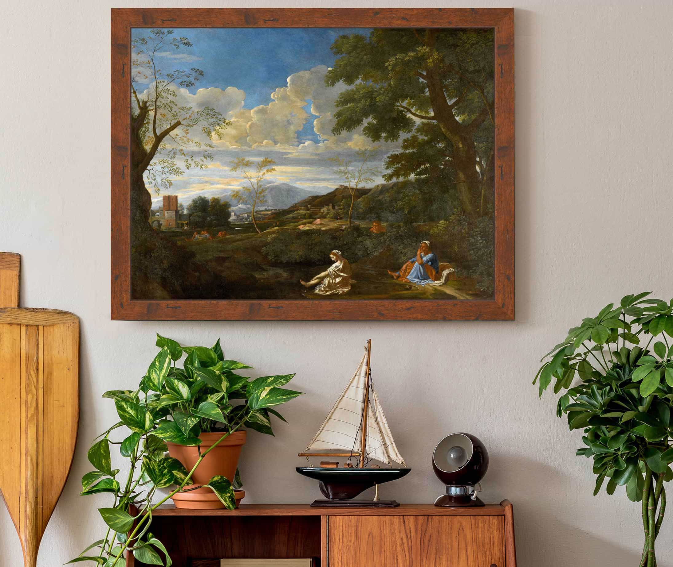 Paysage Avec La Femme Qui Se Lave Les Pieds by Nicolas Poussin - Image 3