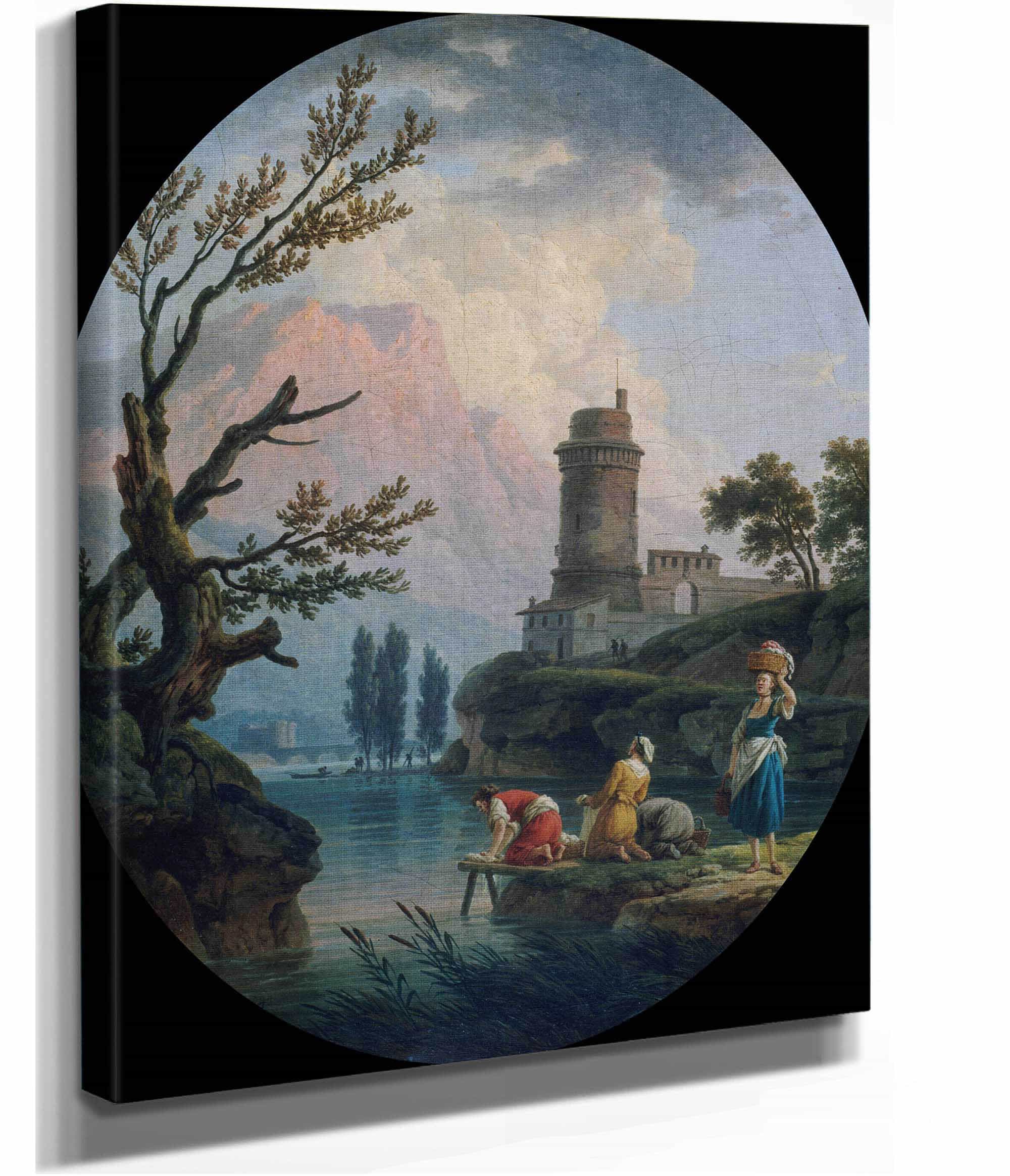 Paysage Avec Lavandieres by Claude Joseph Vernet - Image 2