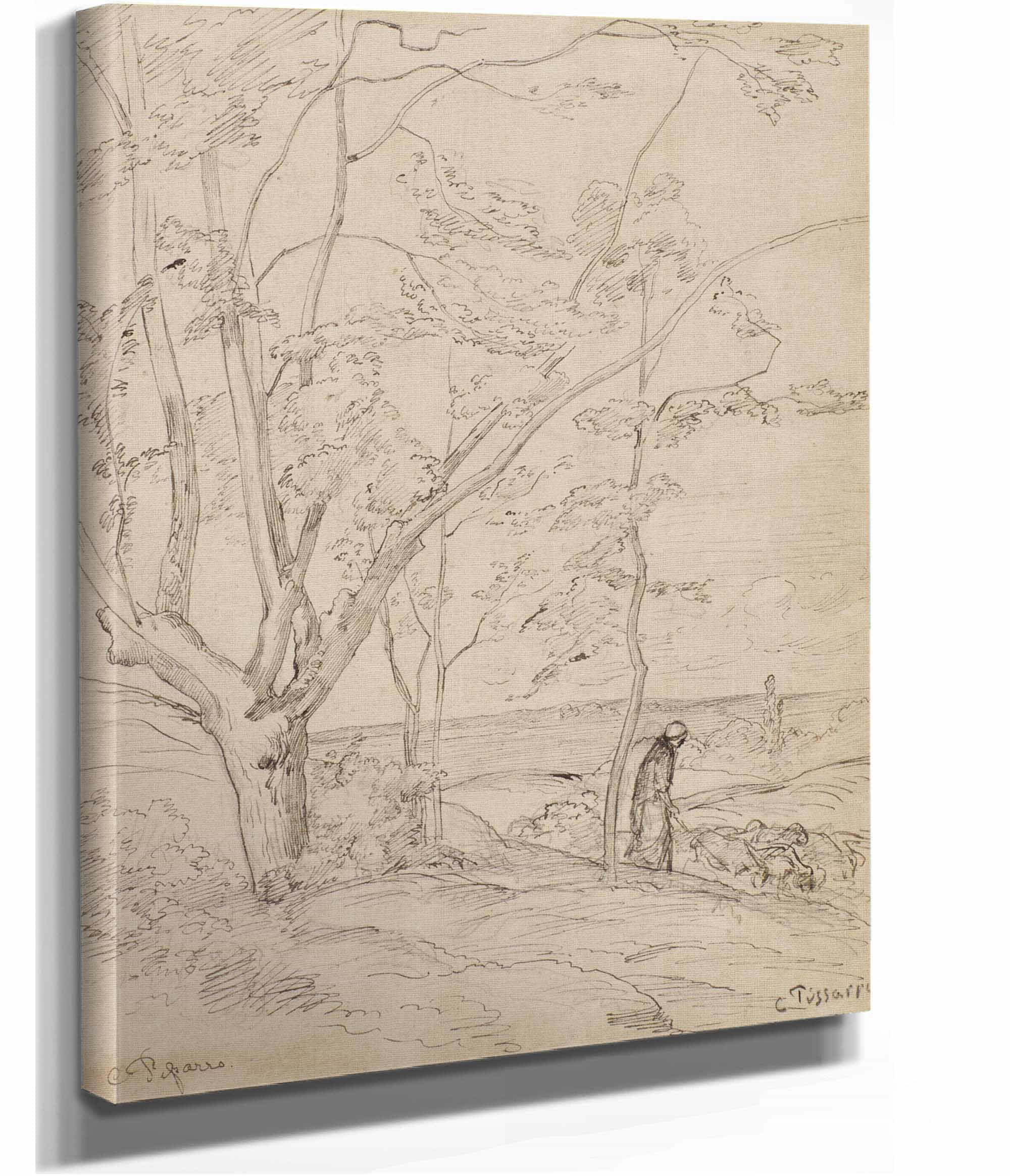 Paysage by Camille Pissarro - Image 2