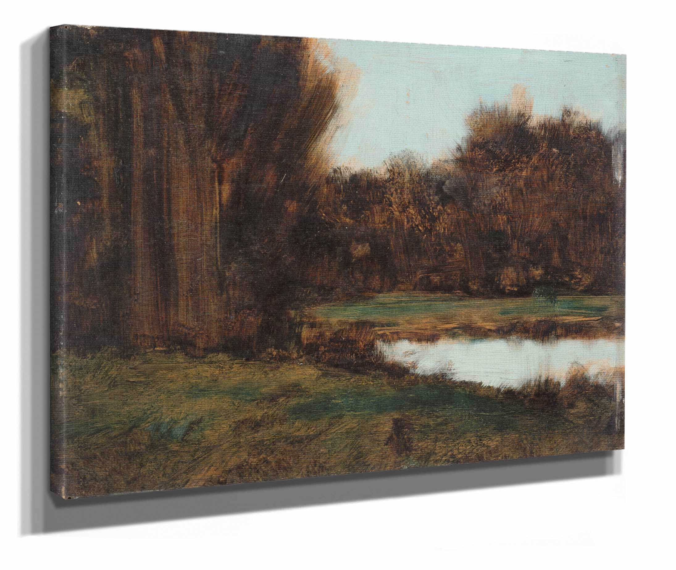 Paysage Dalsace Une Mare by Jean Jacques Henner - Image 2