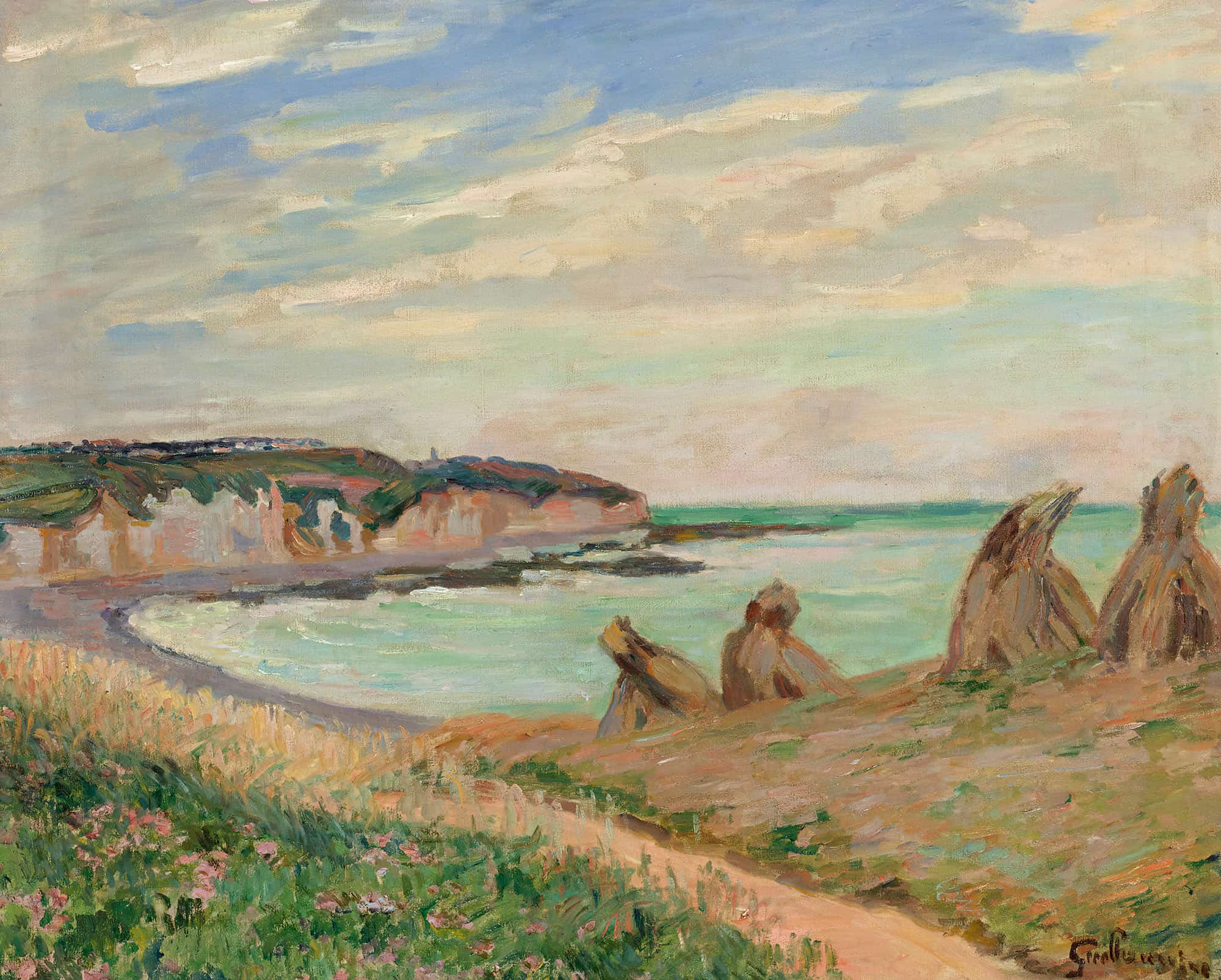 Paysage De La Manche by Armand Guillaumin - Image 5