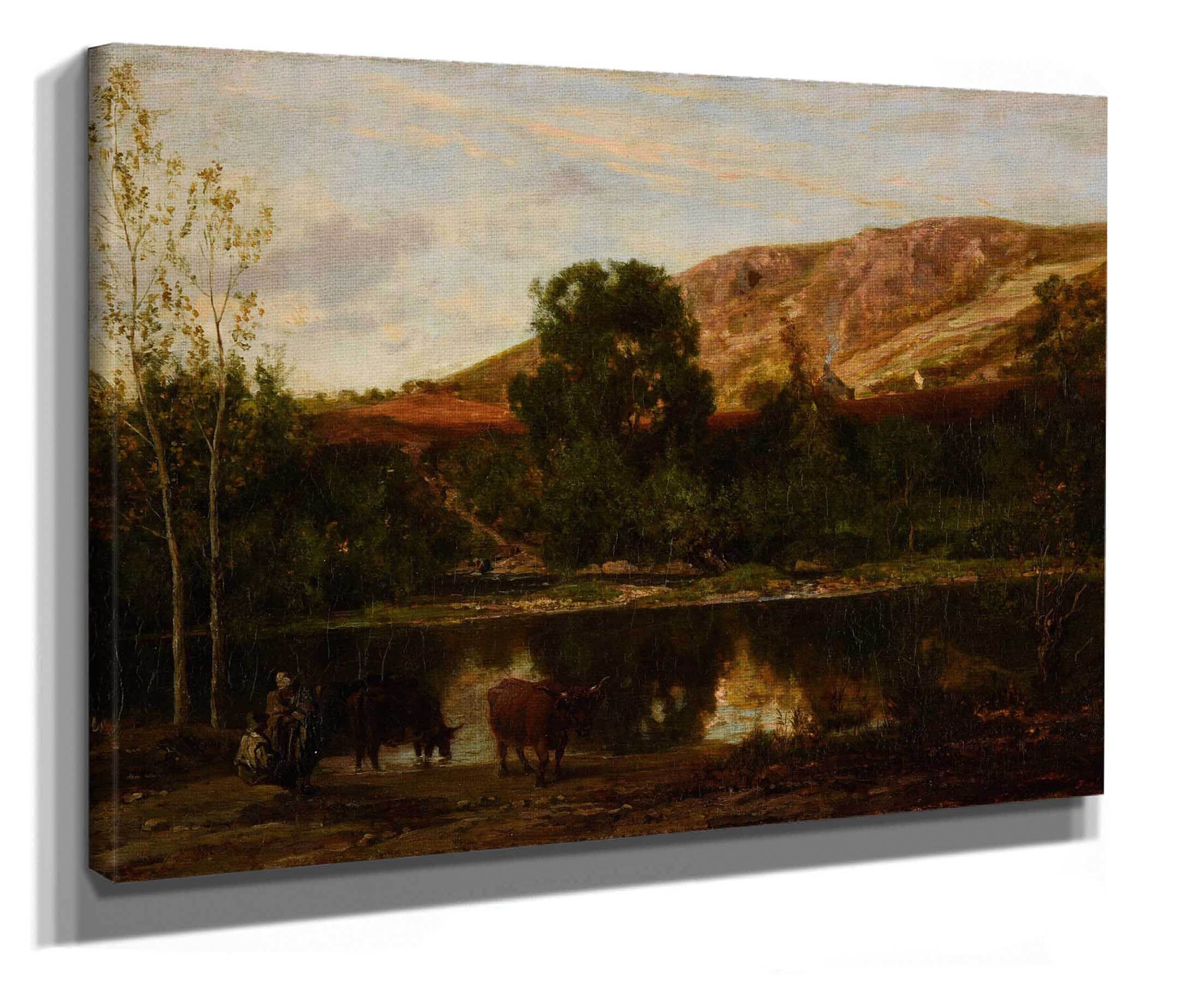 Paysage Etang by Charles Francois Daubigny - Image 2