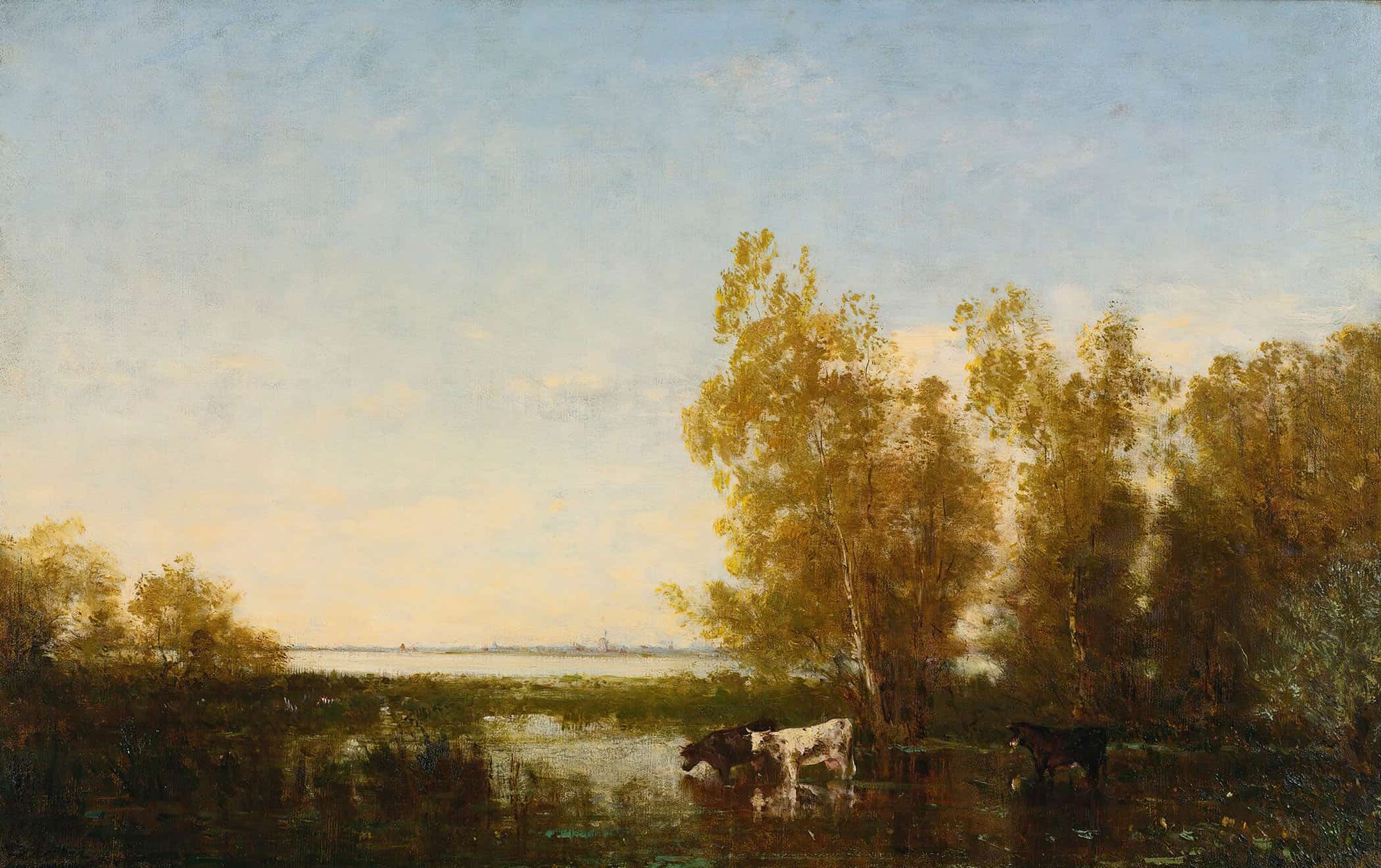 Paysage Hollandaise by Felix Ziem - Image 2