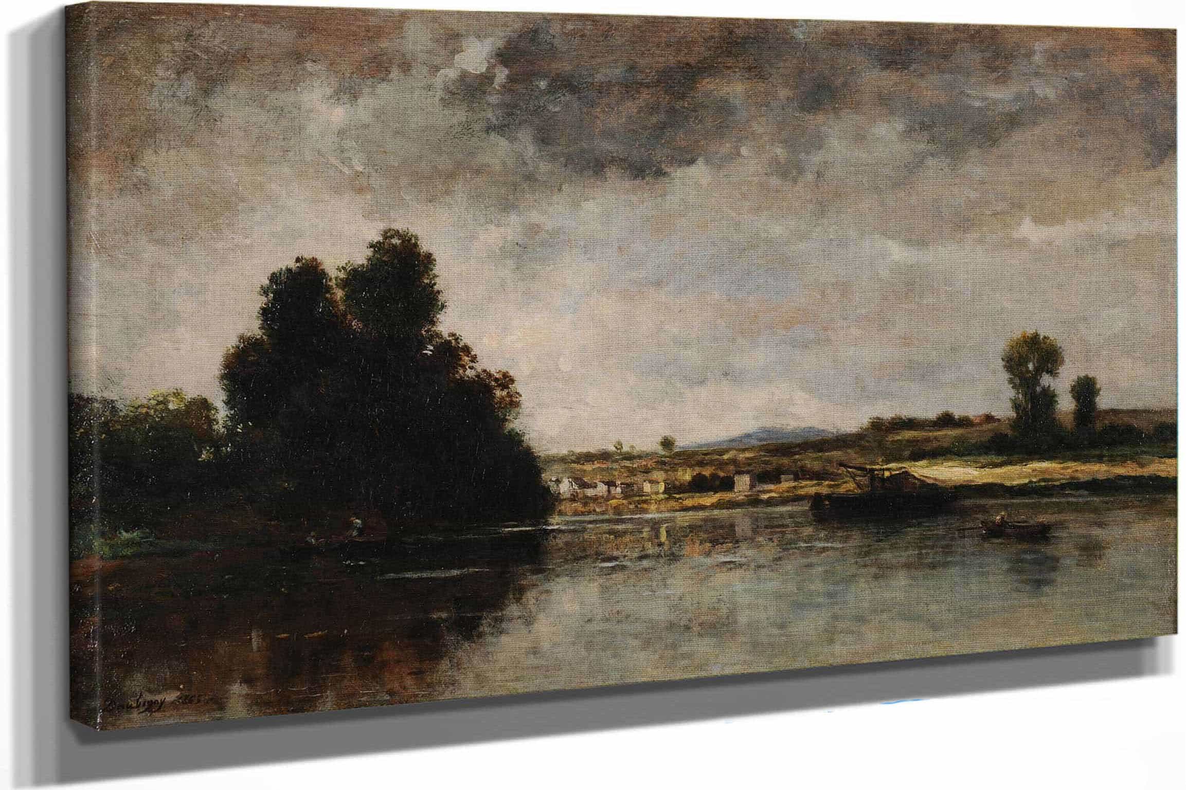 Paysage Par Temps Dorage by Charles Francois Daubigny